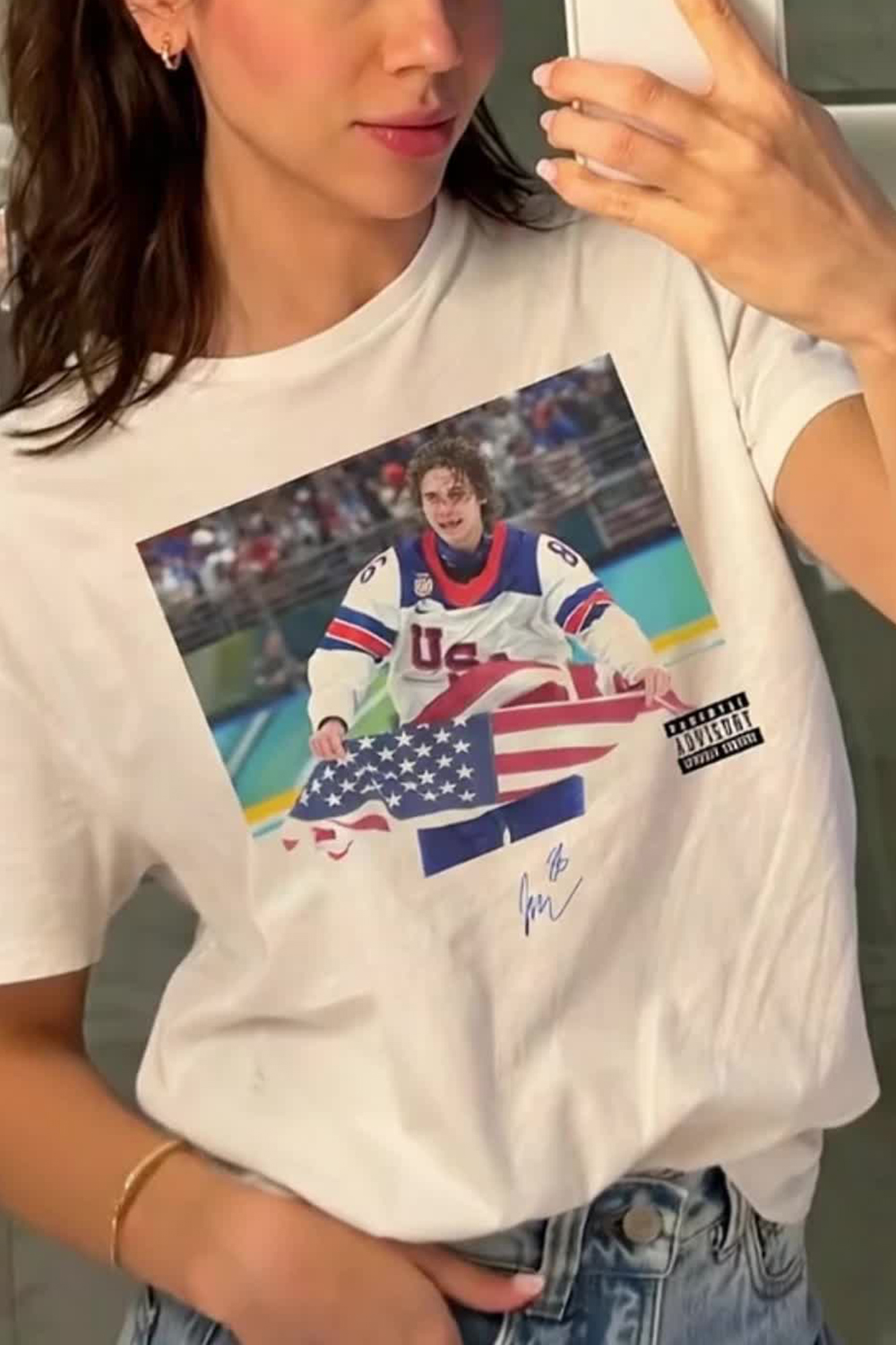USA Hockey Jack Hughes Shirt