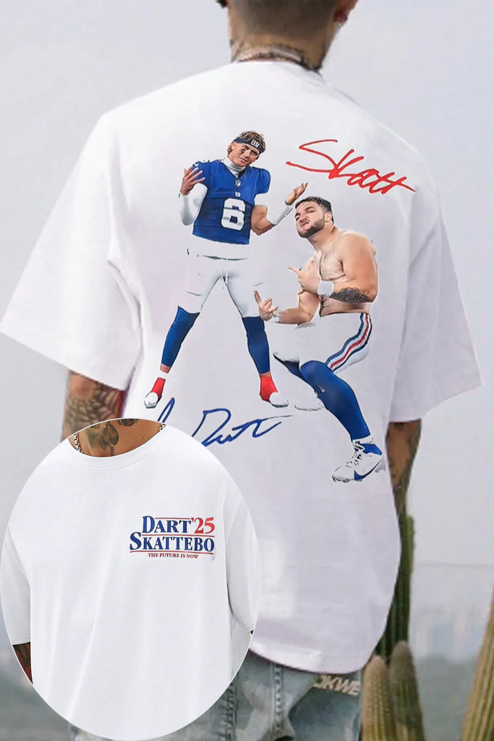 Jaxson Dart x Cam Skattebo Fans Shirt