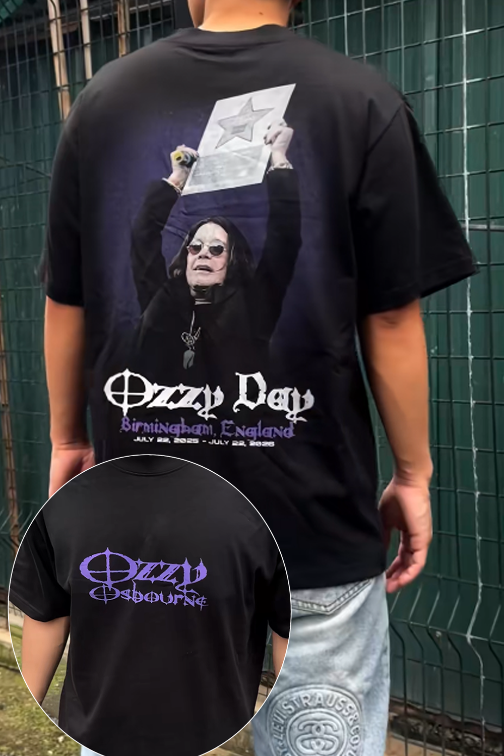 Ozzy Osbourne Ozzy Day Graphic T‑Shirt