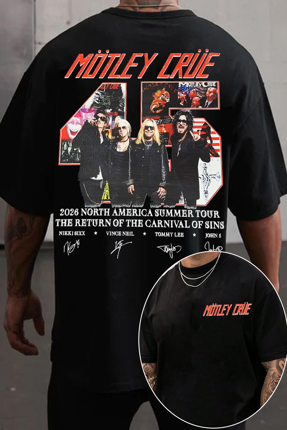 Motley Crue Fan Tee
