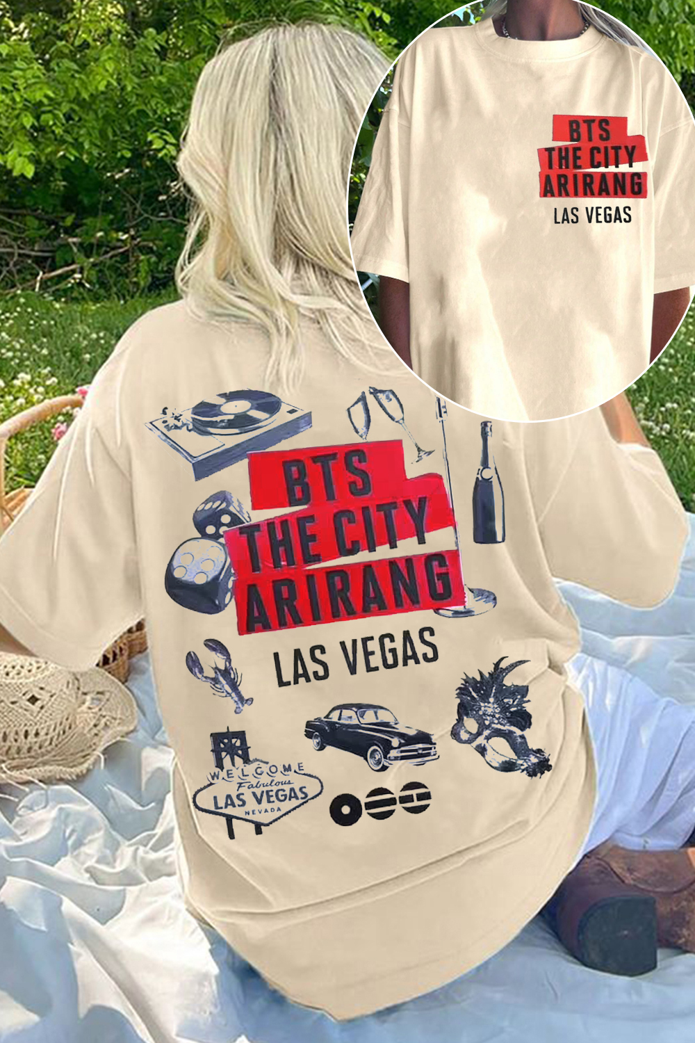 Bangtan Boys The City Arirang In Las Vegas Shirt