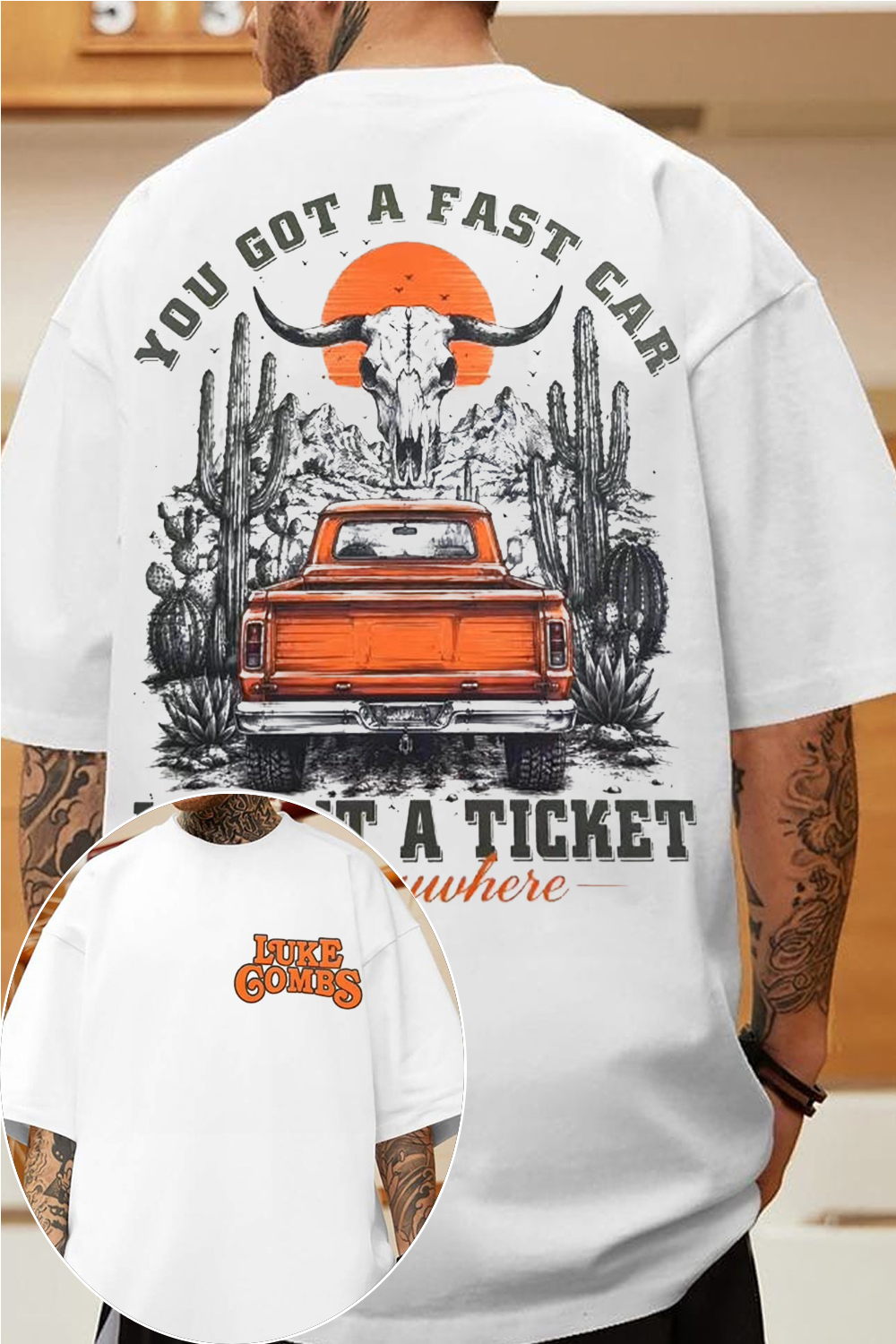 Fast Car Luke Combs On This Shirt 🔥