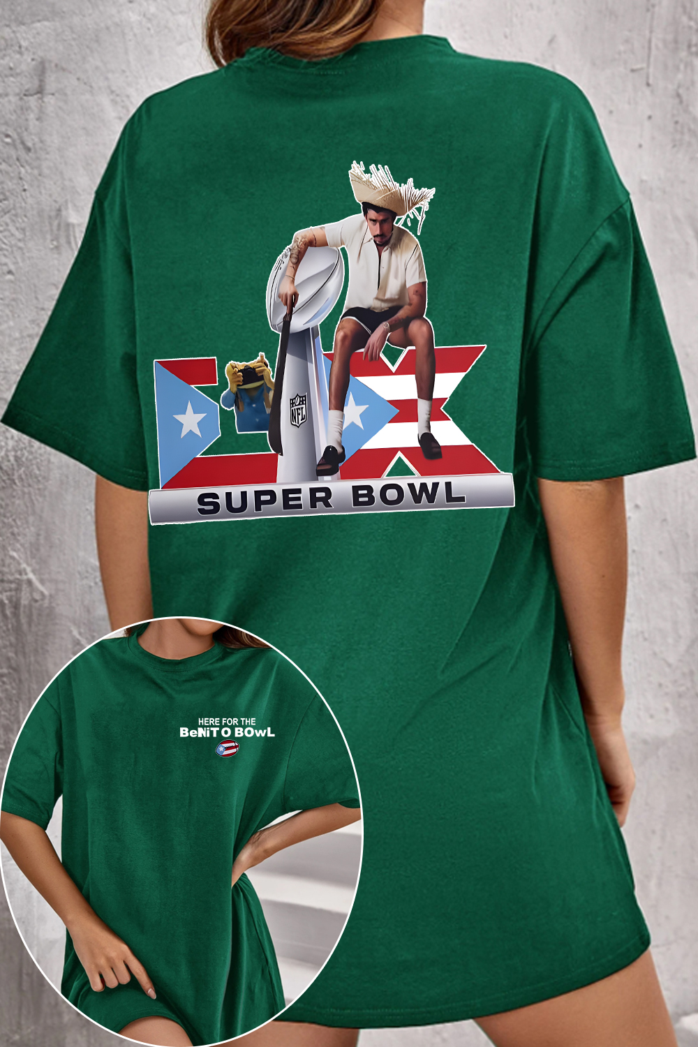 Bad Bunny Benito Bowl Shirt For Women