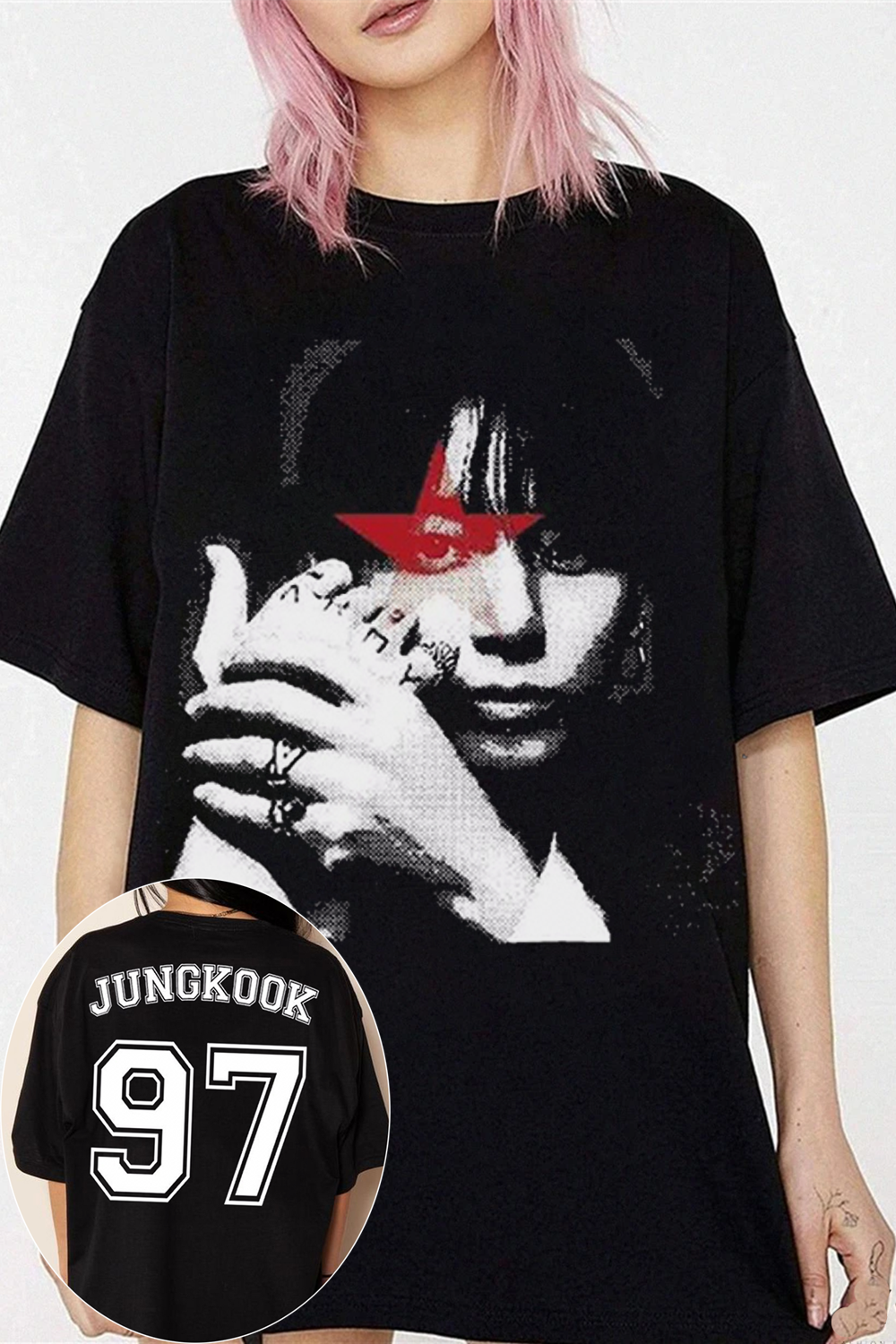 Jungkook 97 Red Star Tee