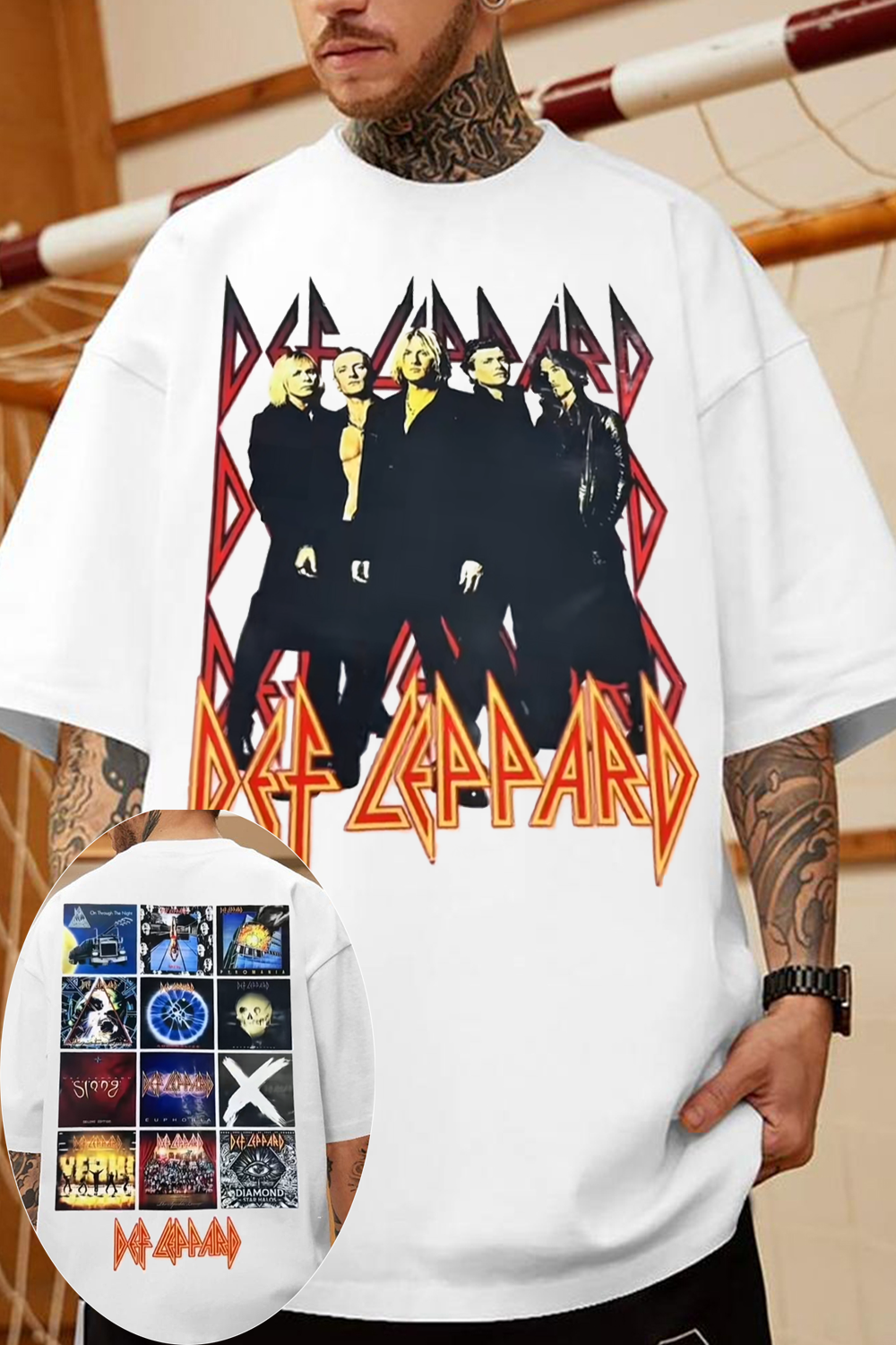 Def Leppard Album Cover Graphic Tee