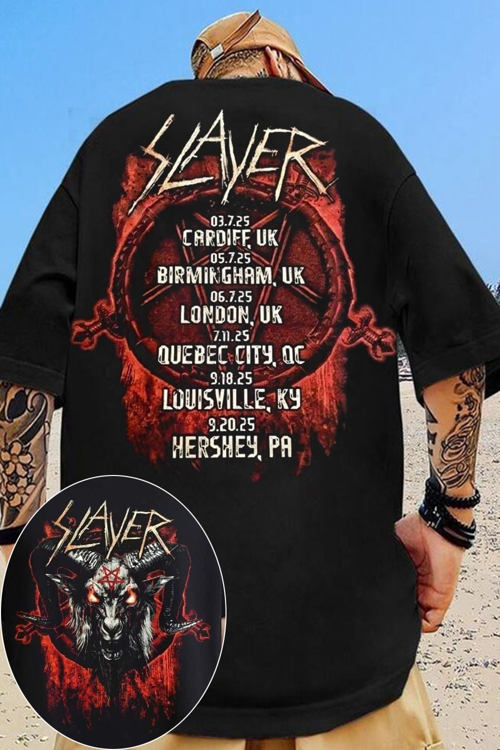 Slayer Metal Band T-Shirt