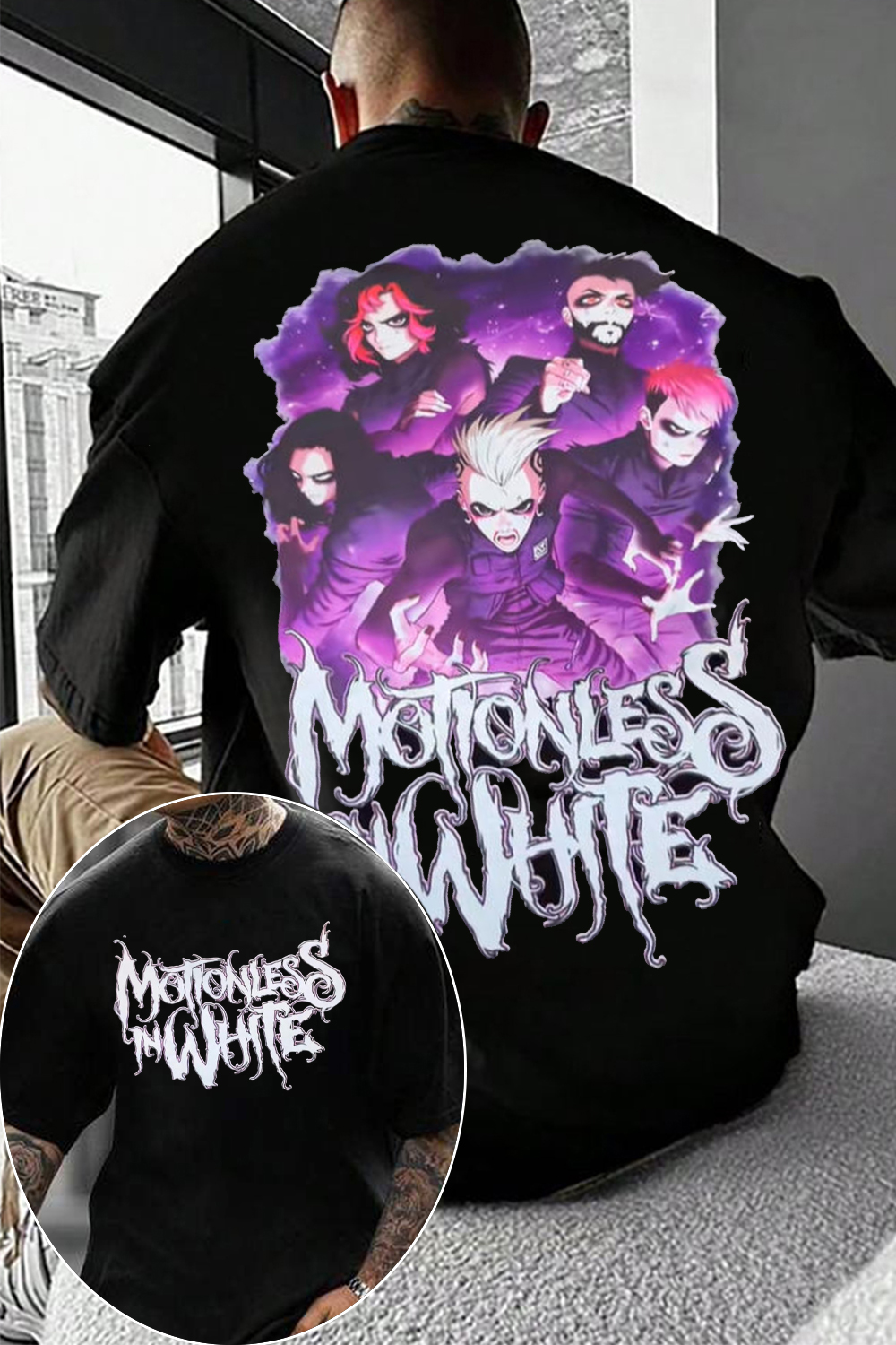Motionless In White Shirt - Rock Band Shirt 🔥