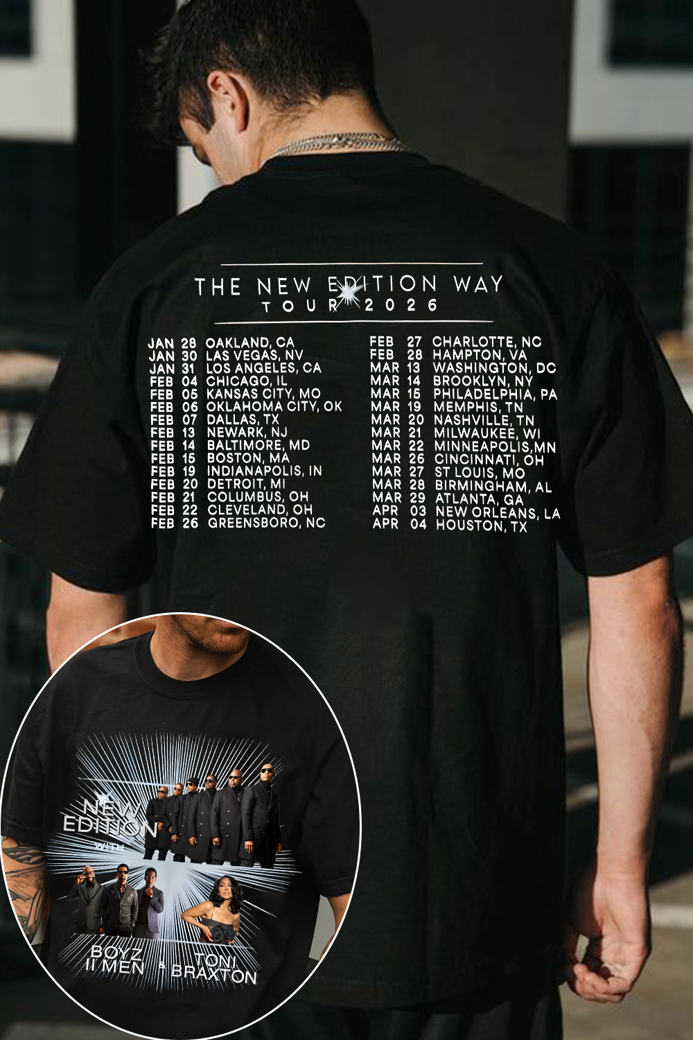 New Edition 2026 Tour Shirt