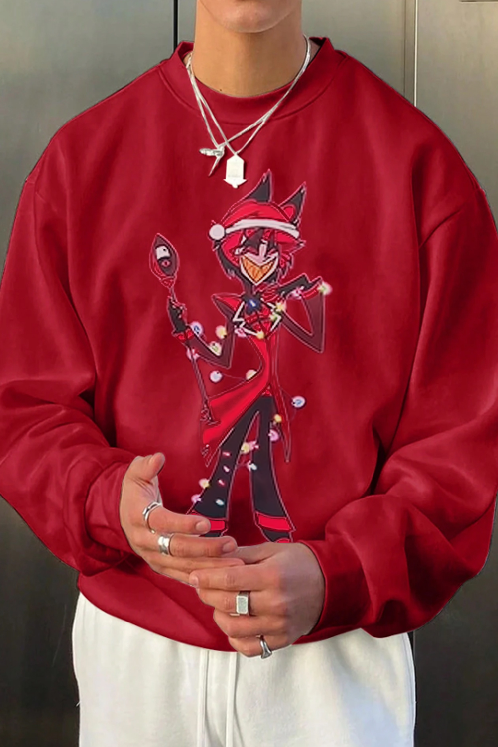 Alastor Vs Vox Christmas Sweatshirt