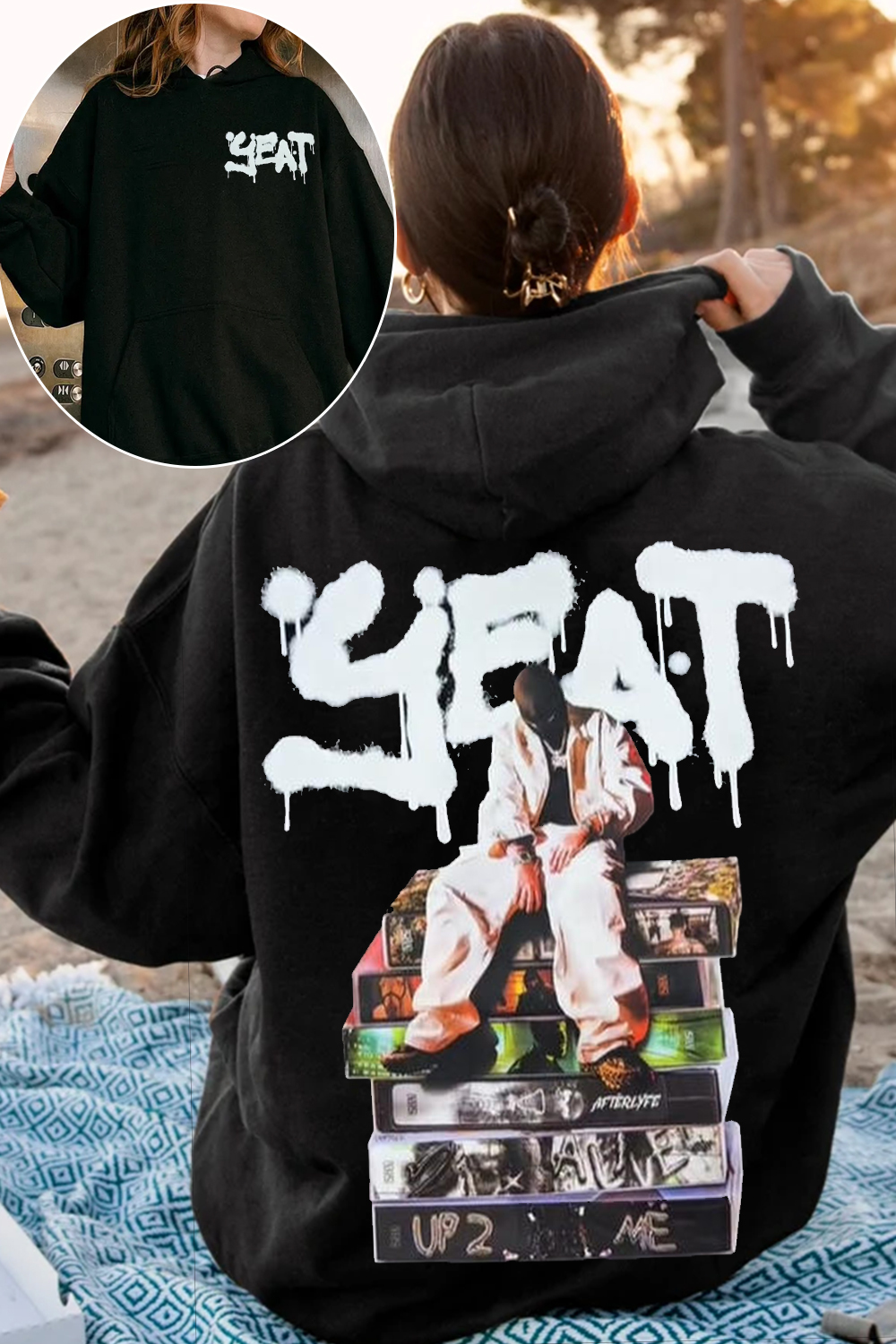 Yeat Up 2 Më 2-Sided Printed Hooded Hoodie
