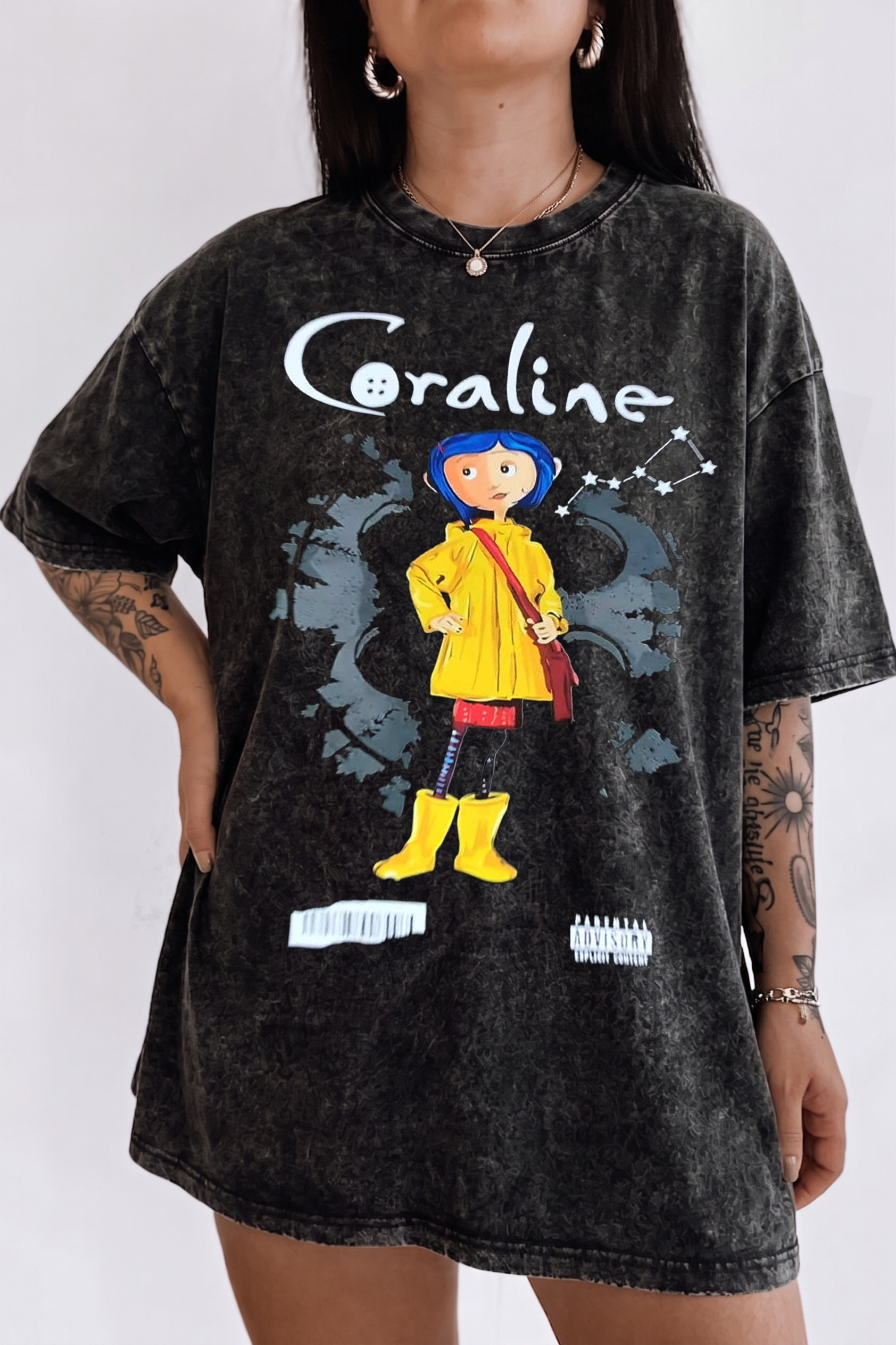Coraline Washed Cotton Tee