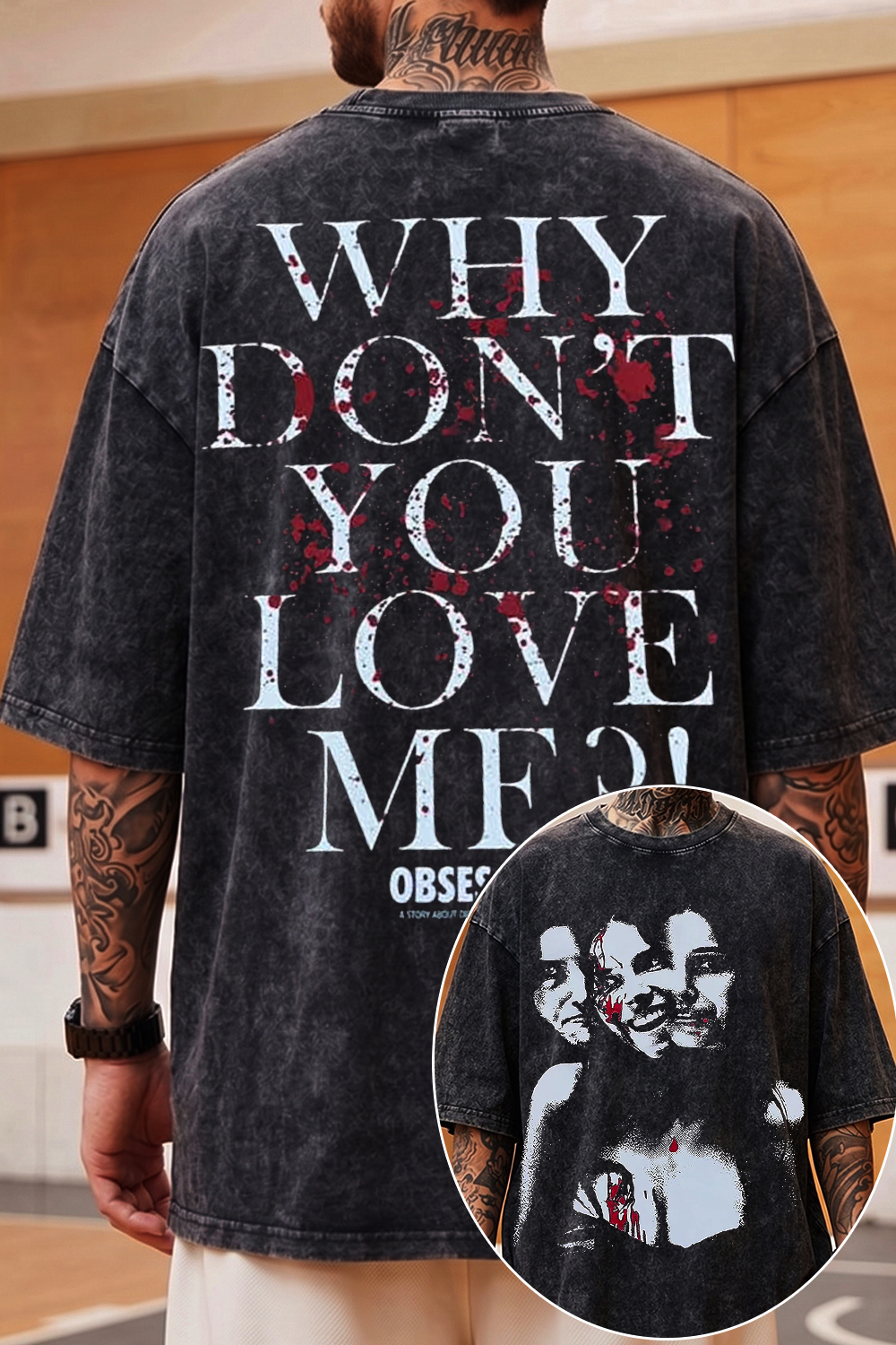 Obsession 🖤 Washed Cotton Tee