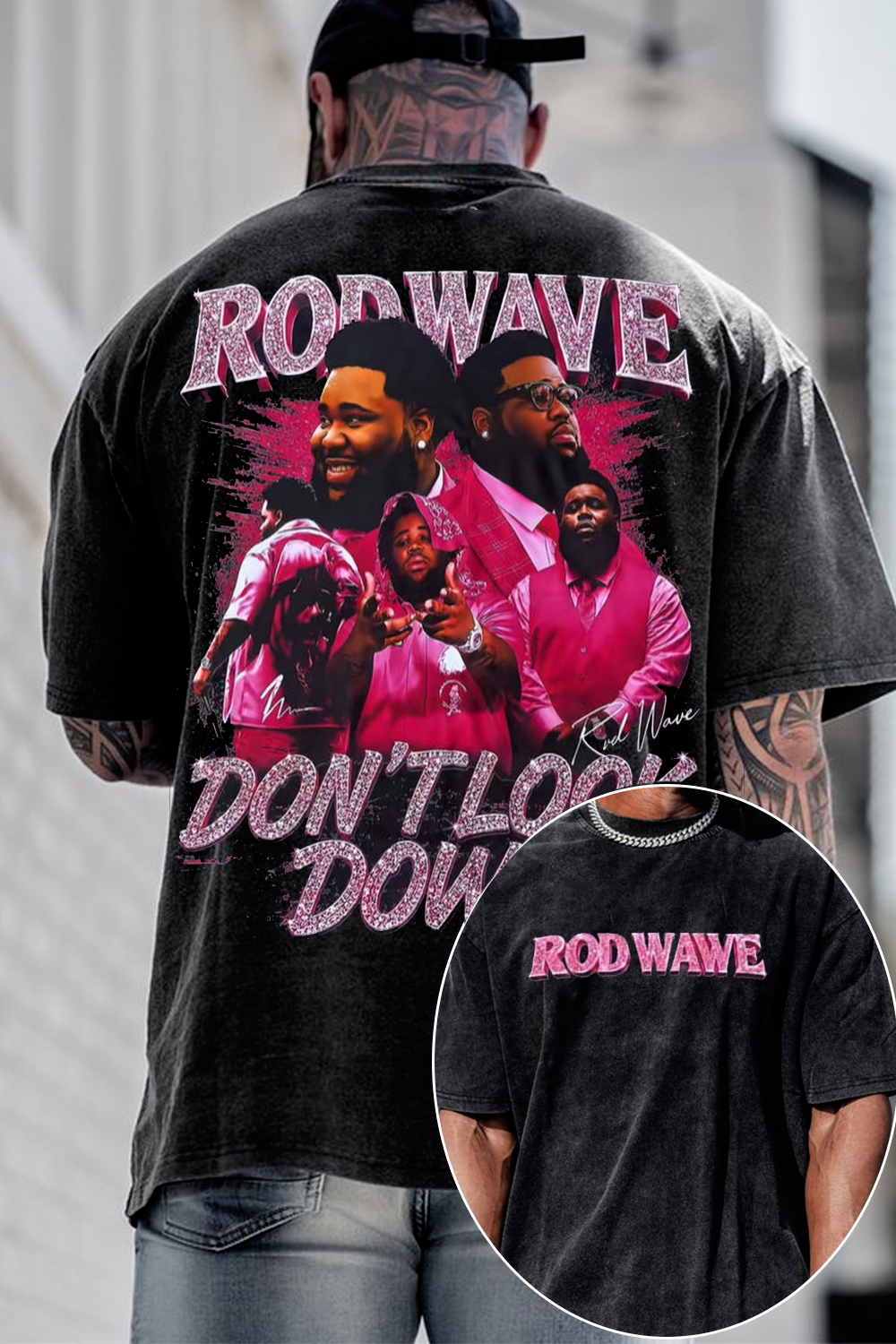 Rodwave Rapmusic Washed Cotton Tee