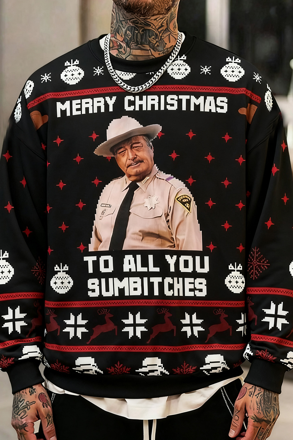 Smokeyandthebandit Christmas Printed Sweatshirt