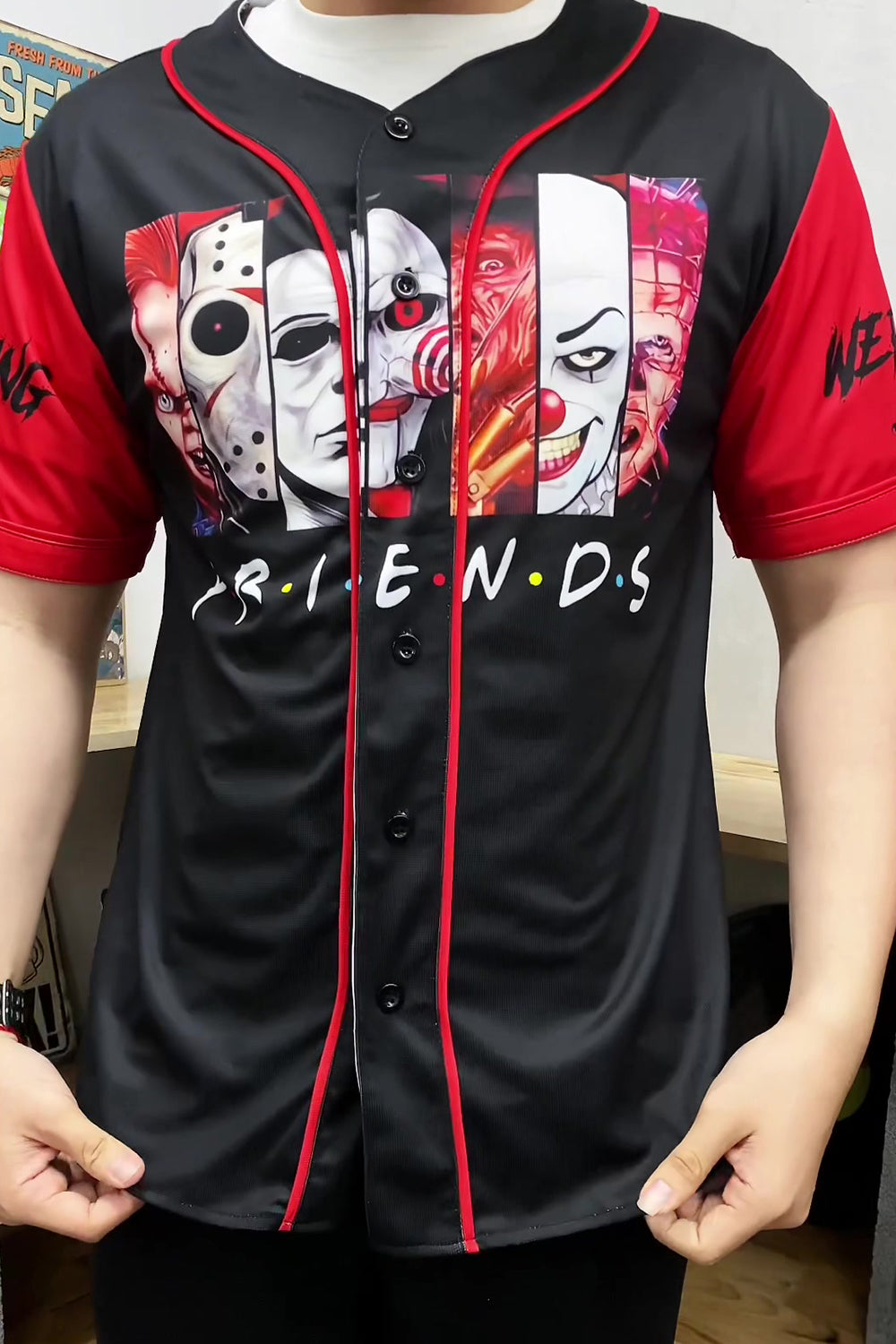 Horror Movie Jersey 🔥