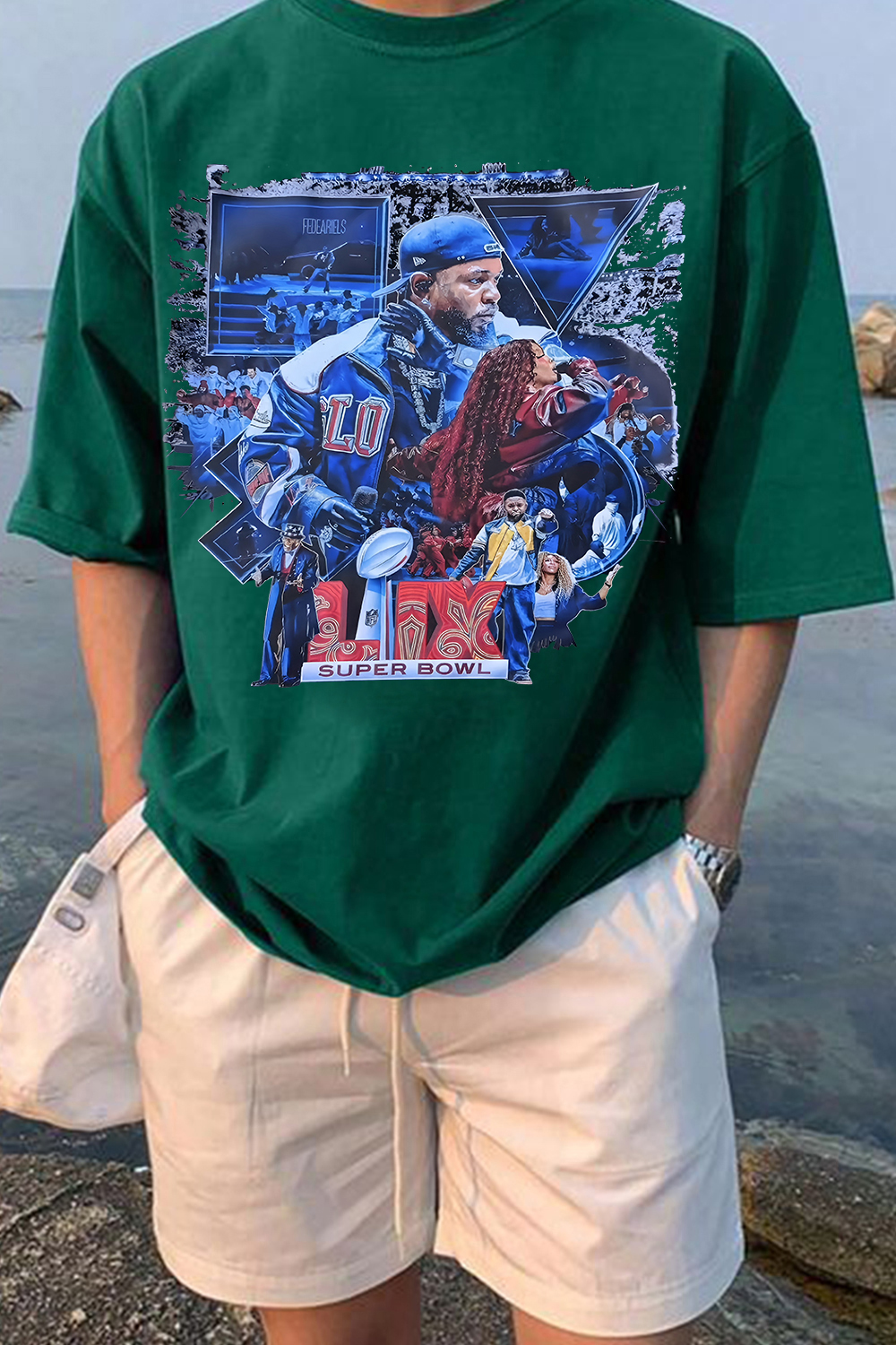 Kendrick Lamar Super Bowl Tee For Men