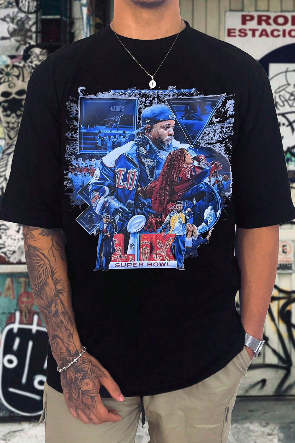 Kendrick Lamar Super Bowl Tee For Men