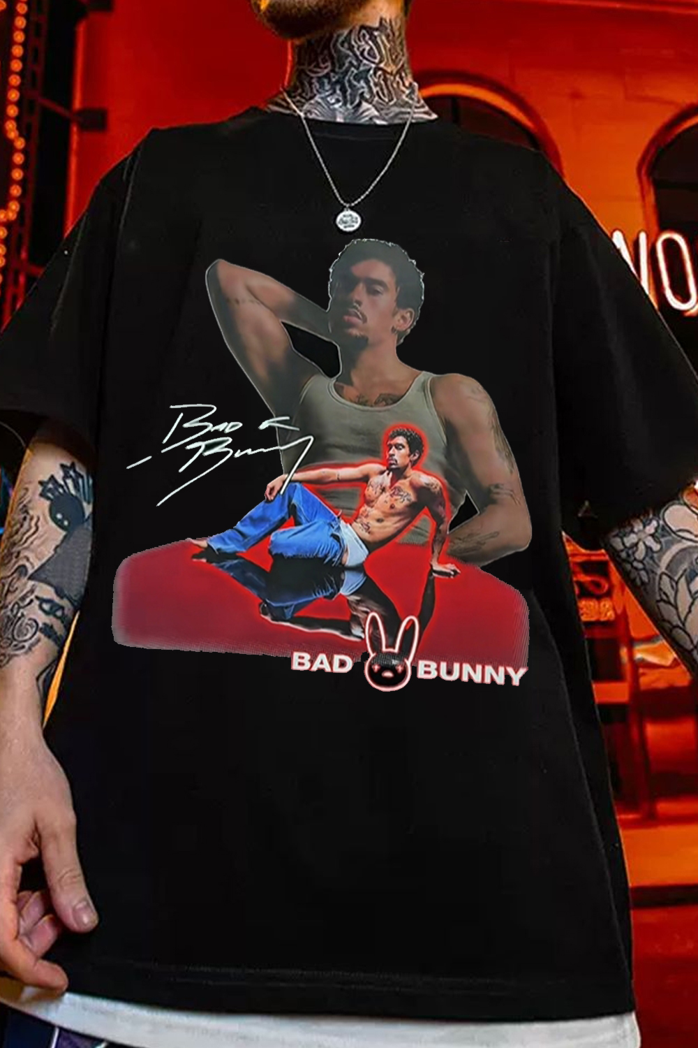 bad bunny calvin klein  T-Shirt