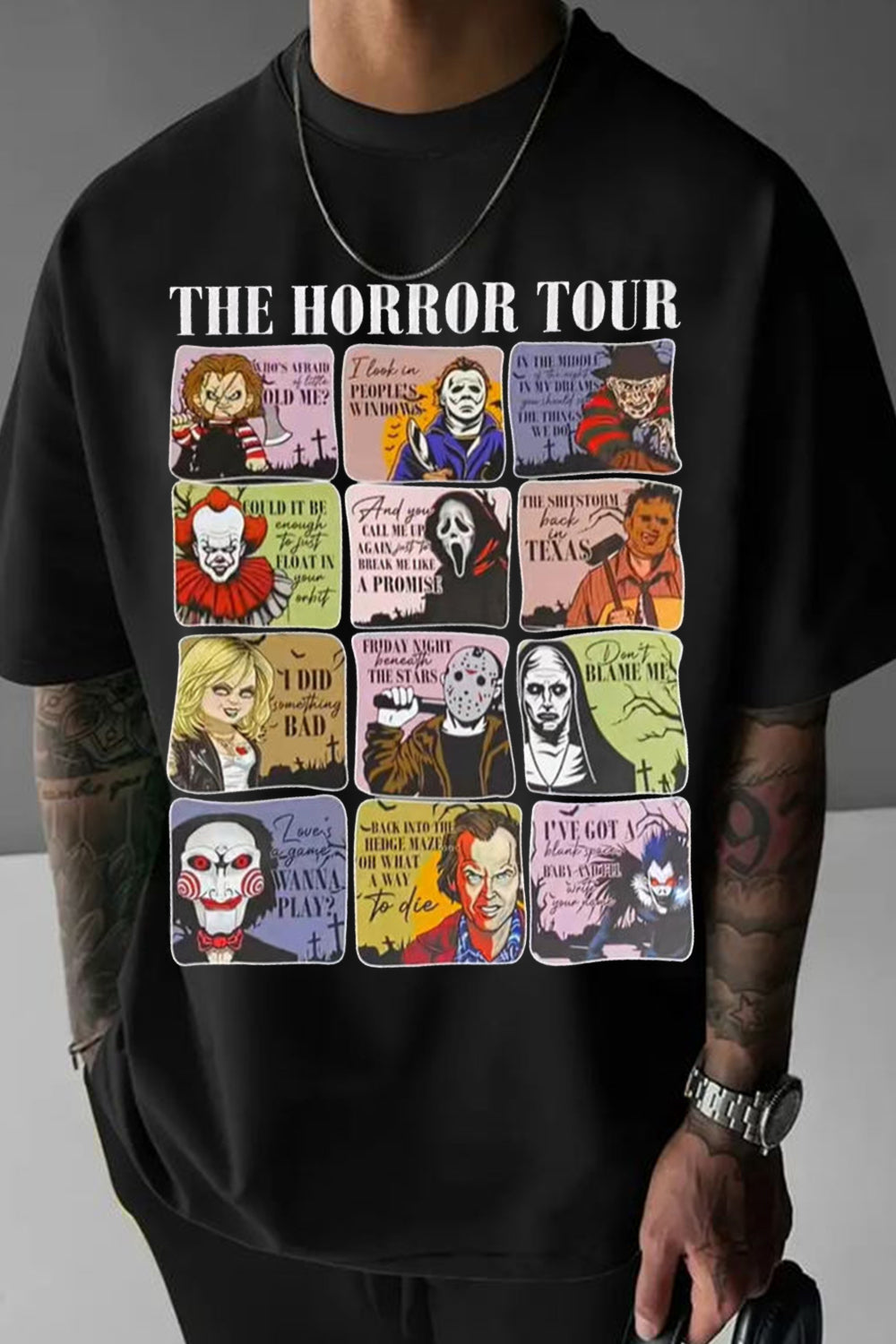 horrorcharacters Halloween shirt