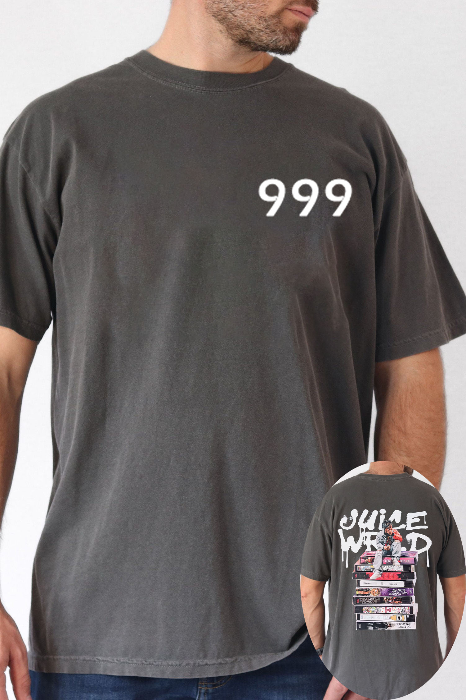 Juicewrld 999 round neck men's T-shirt