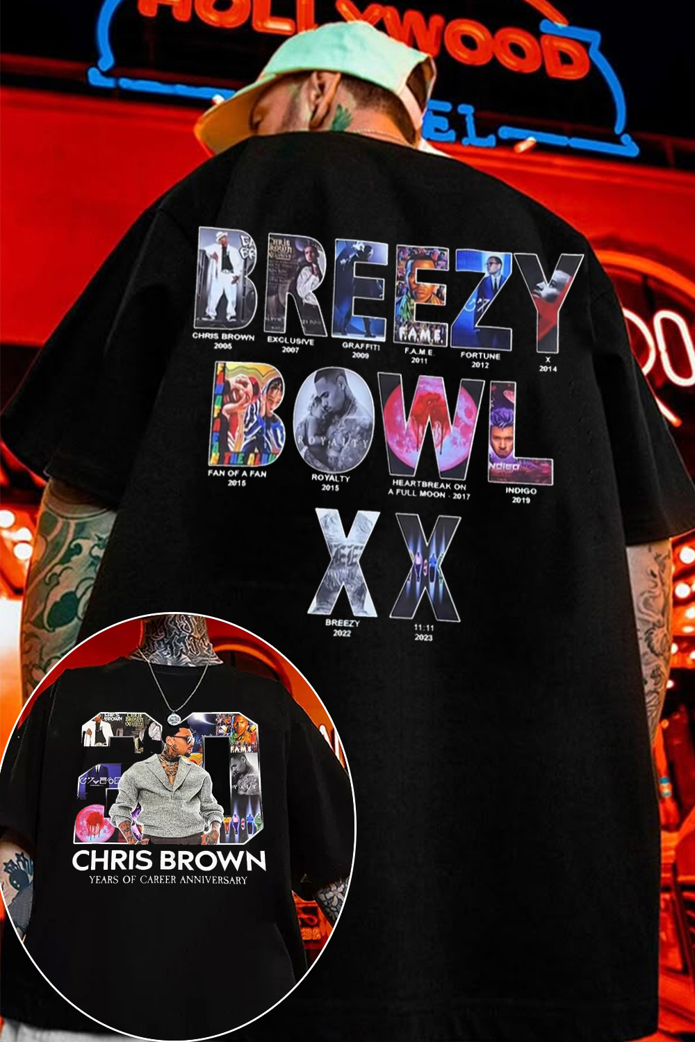 cb 2-side printed Tee