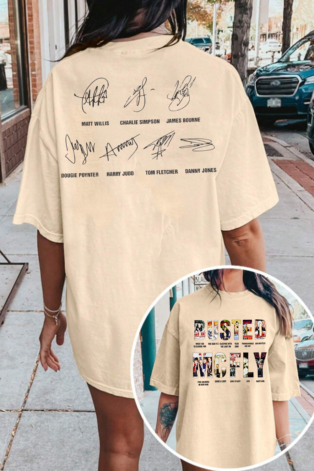 Busted & McFly Women Tee
