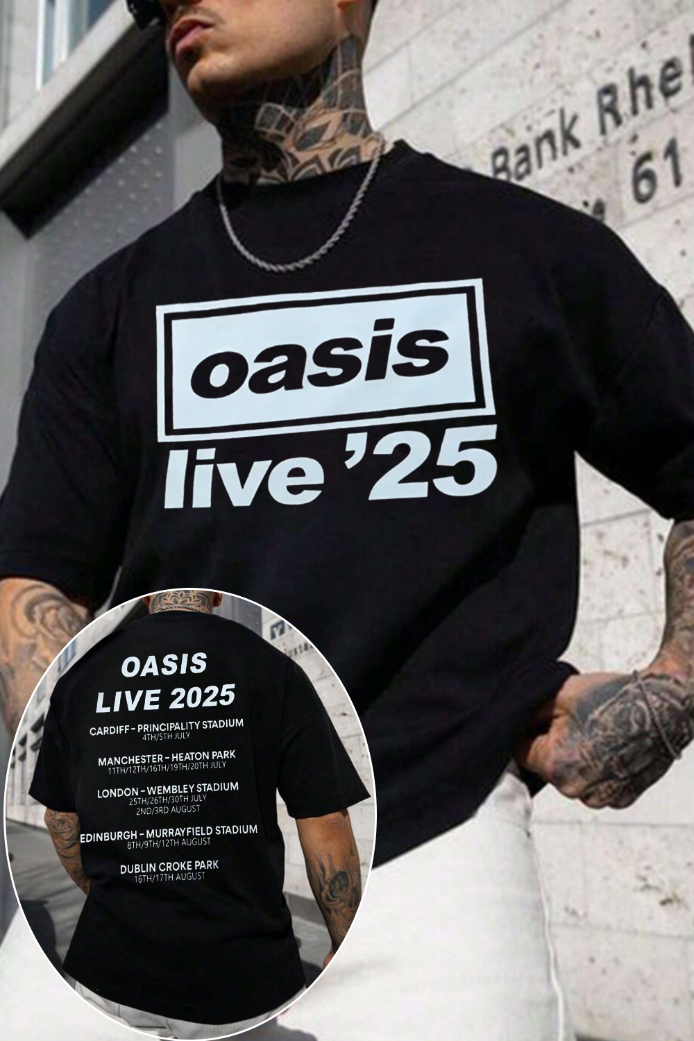 OASIS 25 Tour tee