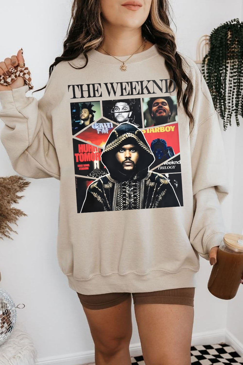 The Weekend Hurry Up Tomorrow Concert Graphic Sweatshirt For Women