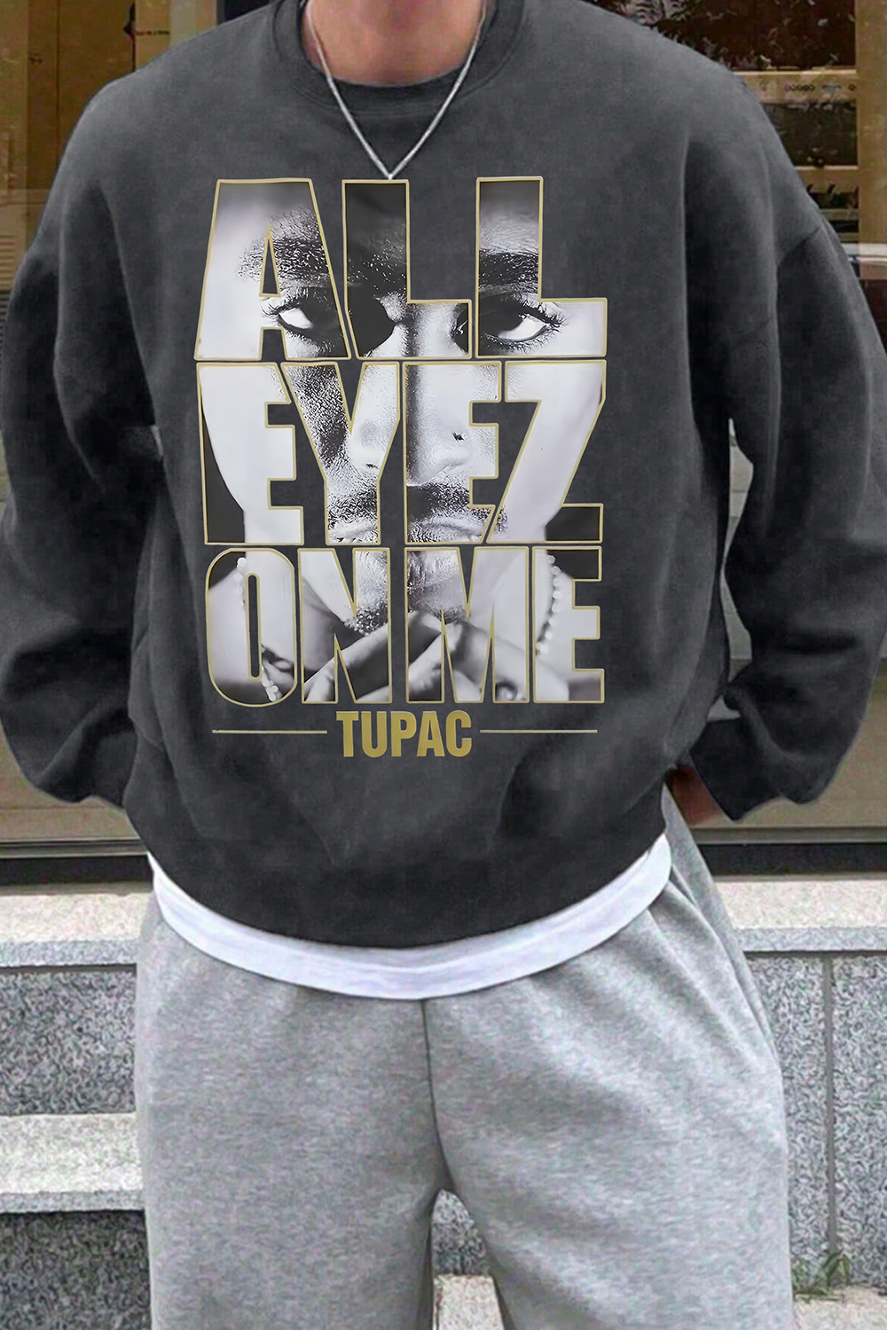 All Eyes On Me Tupac Sweatshirt For Men