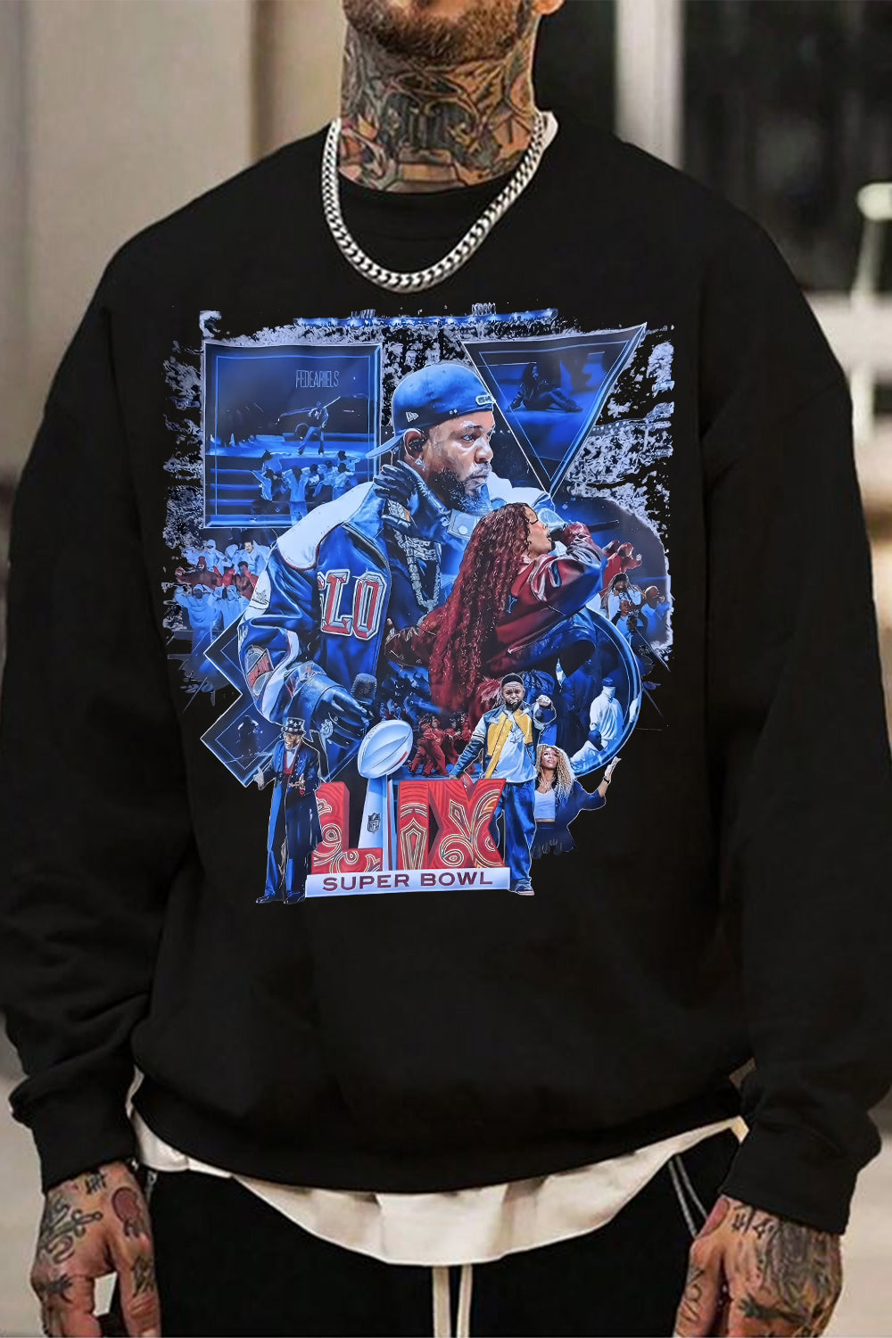 Kendrick Lamar Super Bowl Sweatshirt For Men