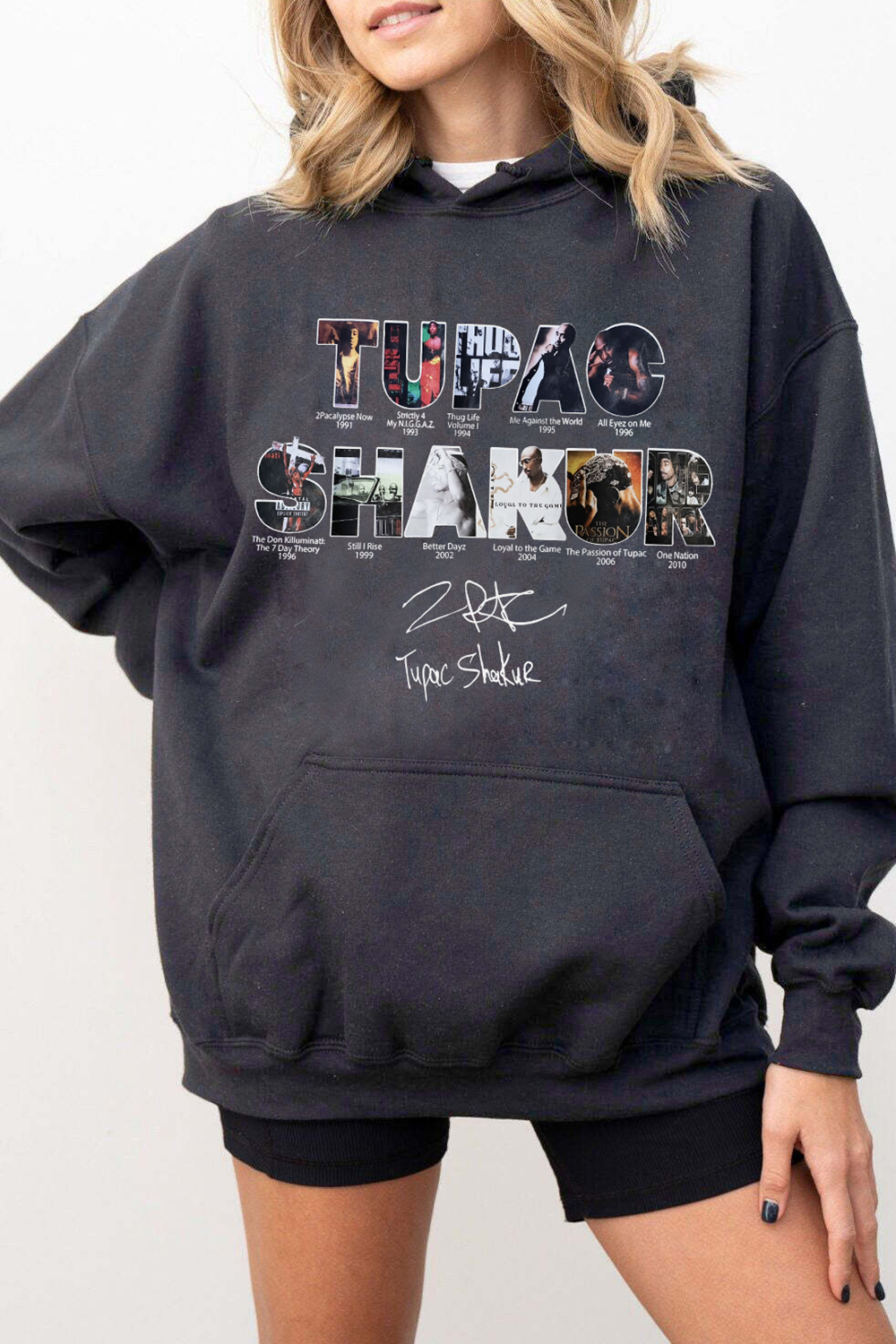 2pacs Hakur Album Hoodie For Women