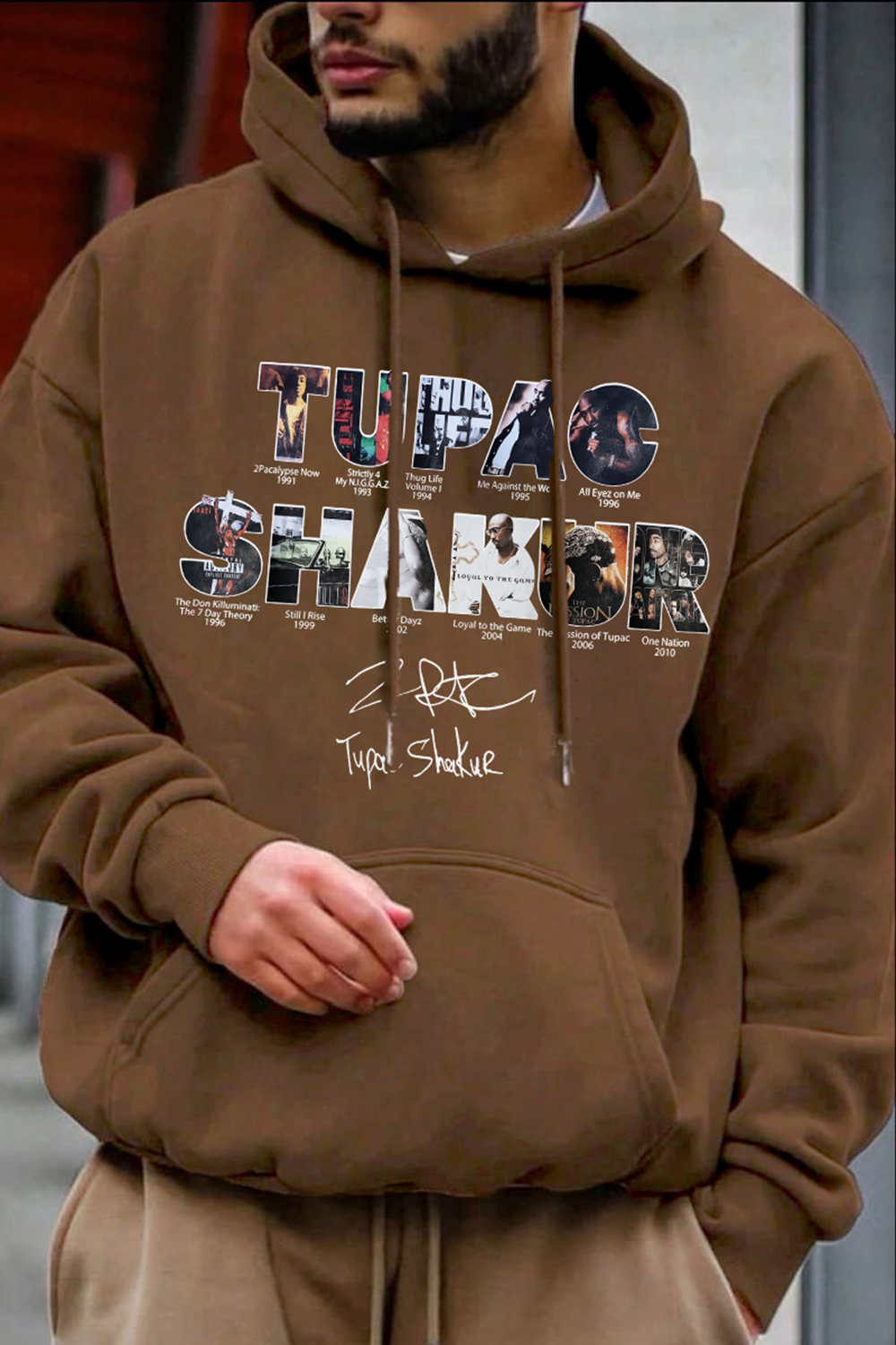 2pacs Hakur Album Hoodie For Men