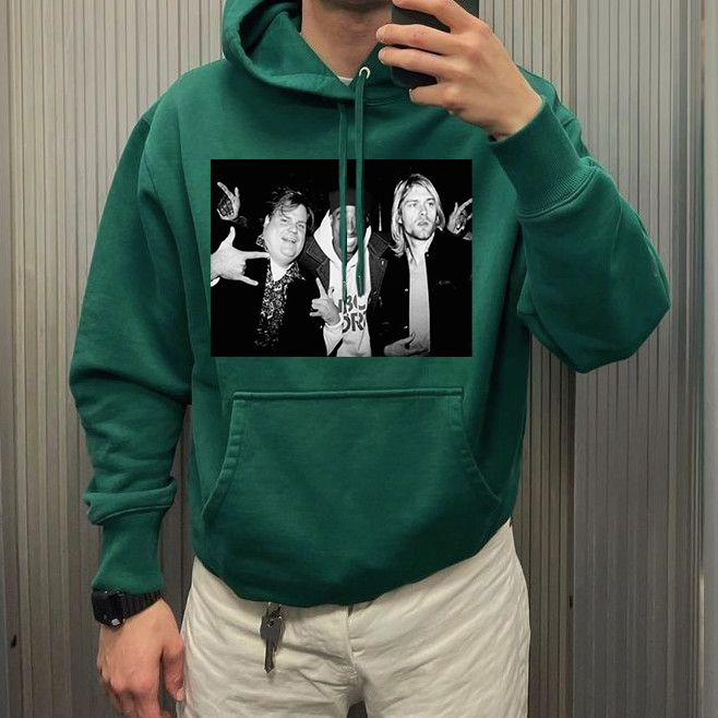 Legend Chris Farley 2Pac Shakur and Kurt Cobain Hoodie For Men