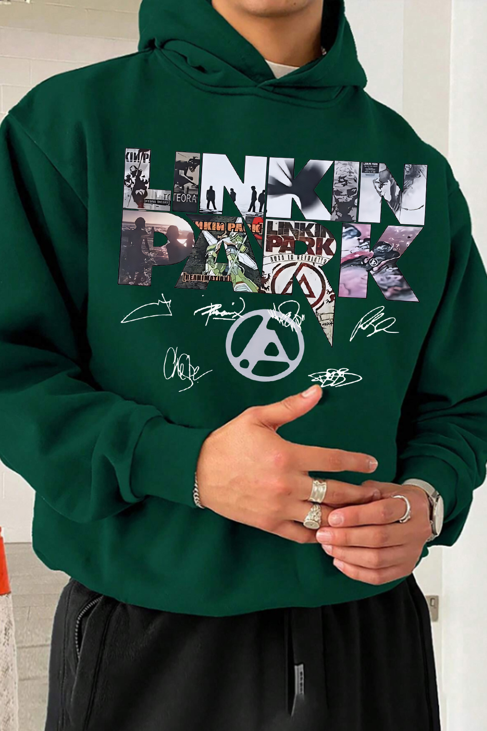 linkin Album Hoodie For Men