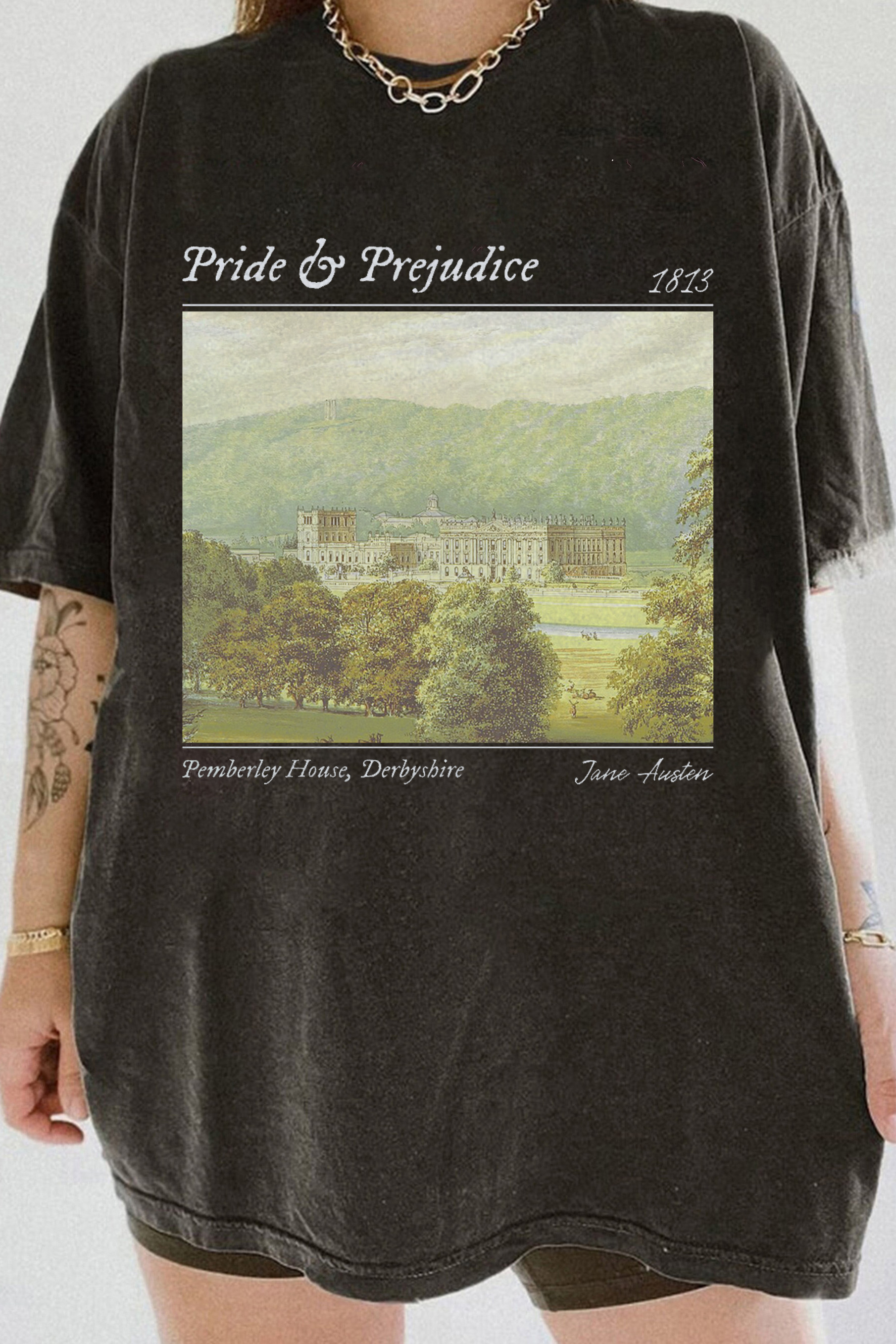 Pride and Prejudice Pemberley House Tee For Women