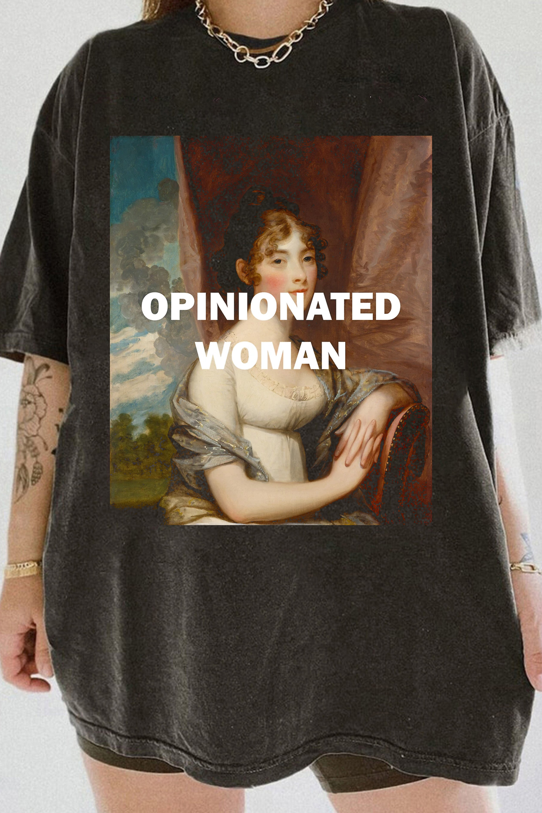 OPINIONATED WOMAN Essential Tee For Women