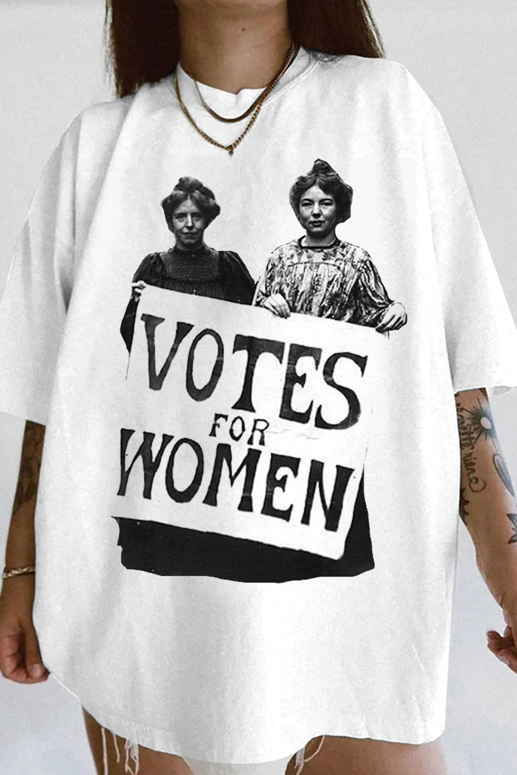 Women's Suffrage Votes For Women Photo Right to Vote 100 Yrs Tee For Women