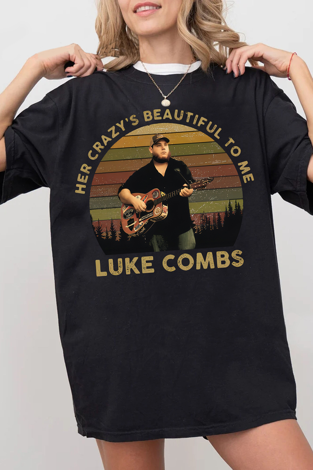 Her Crazy's Beautiful For Me Tee For Women
