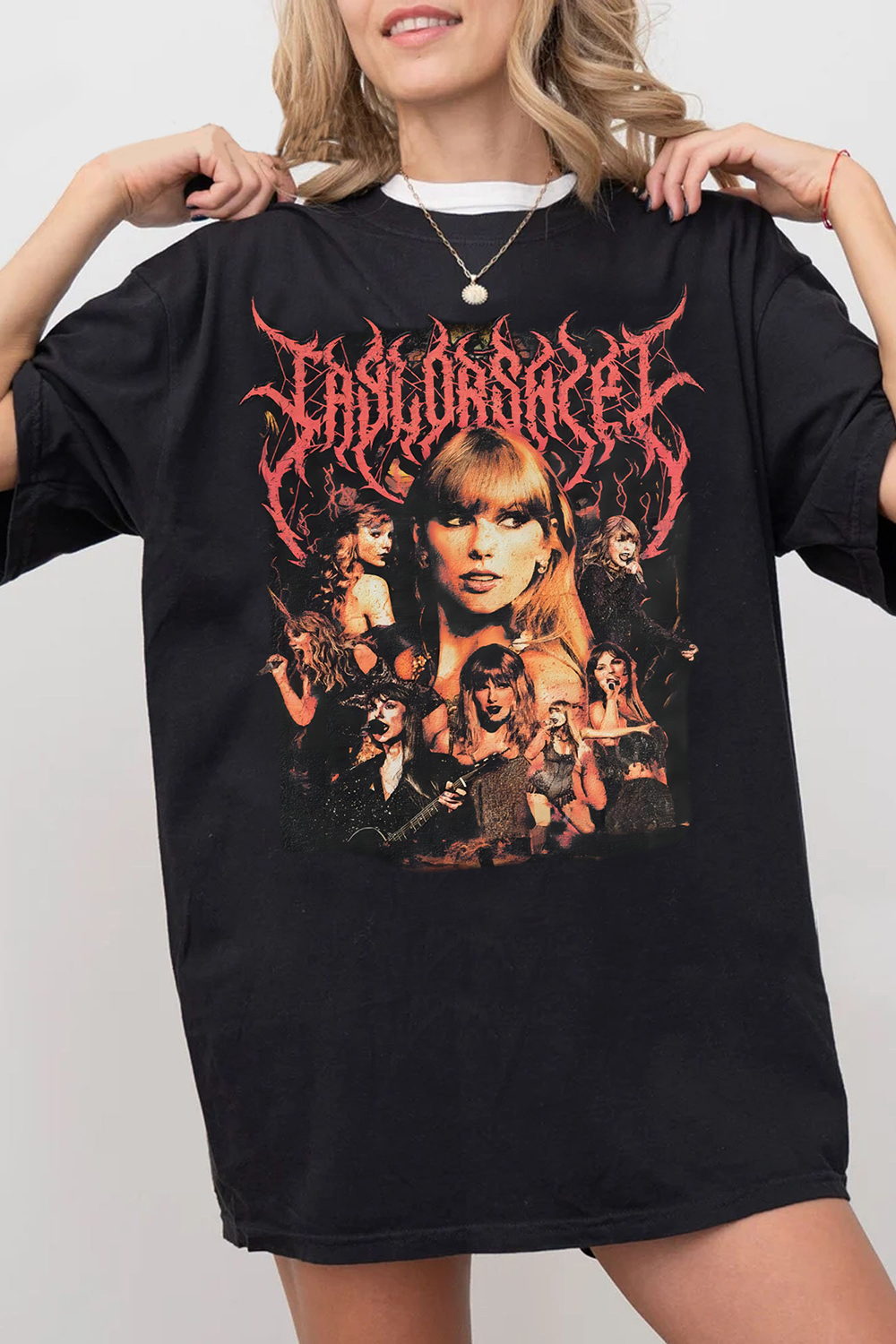 Heavy Metal Aesthetic Swiftie Tee For Women