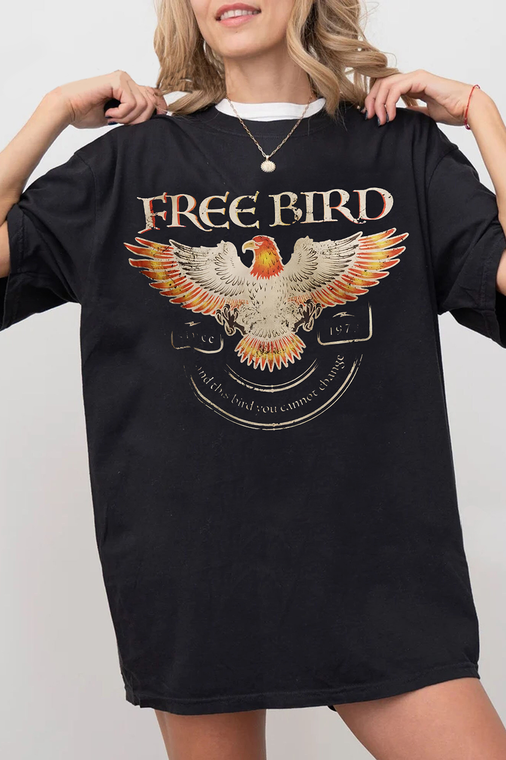 Free Bird Old School Band Tee For Women