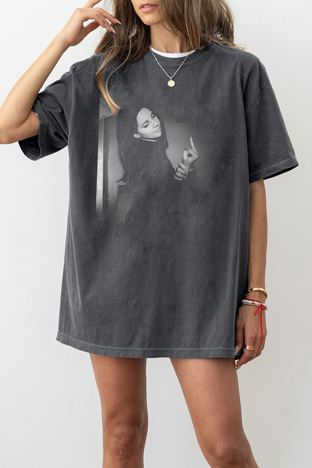 Lana Del Lay Middle Finger Tee For Women