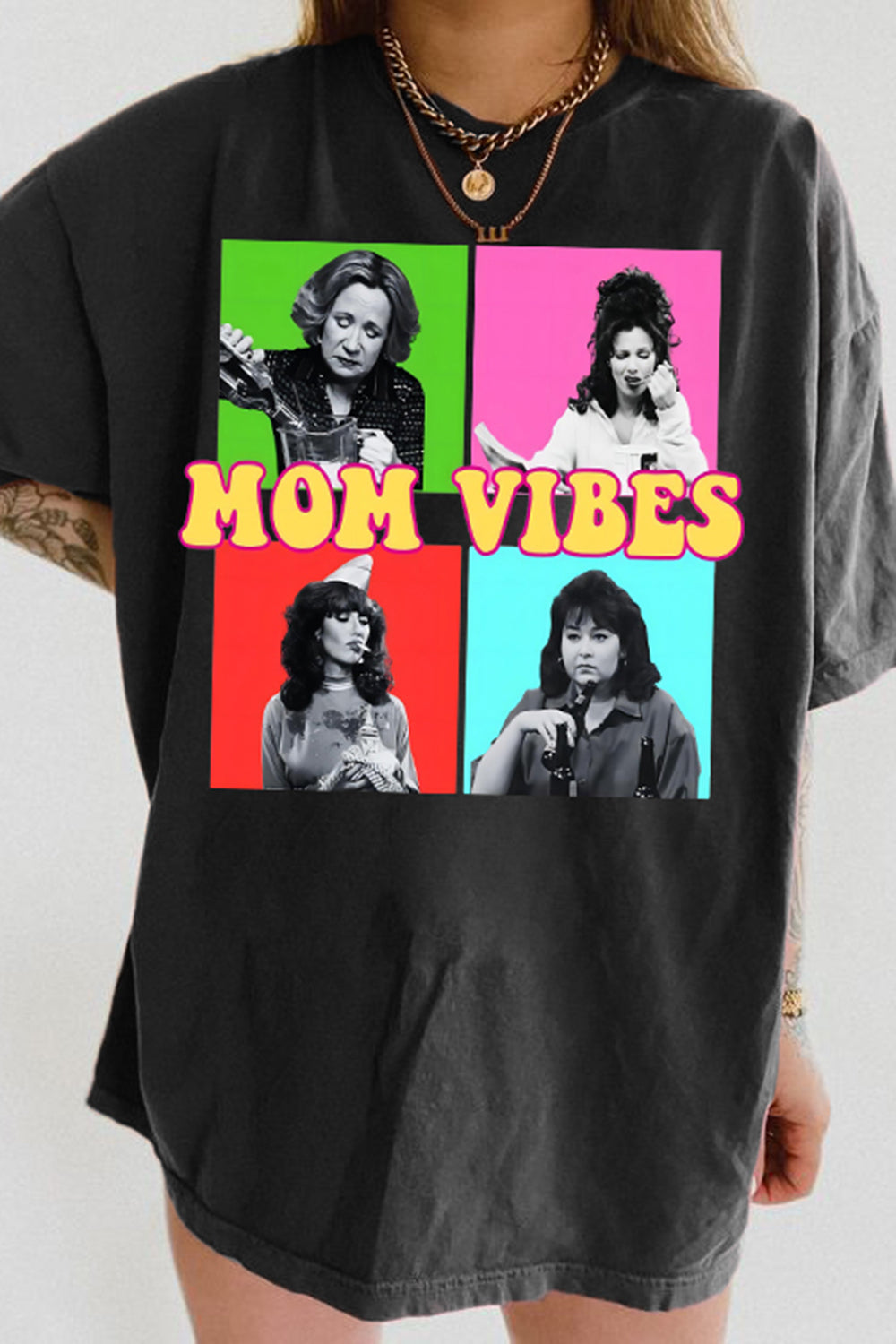 90s Mom Vibes Iconic Moms Retro Edition Tee For Women