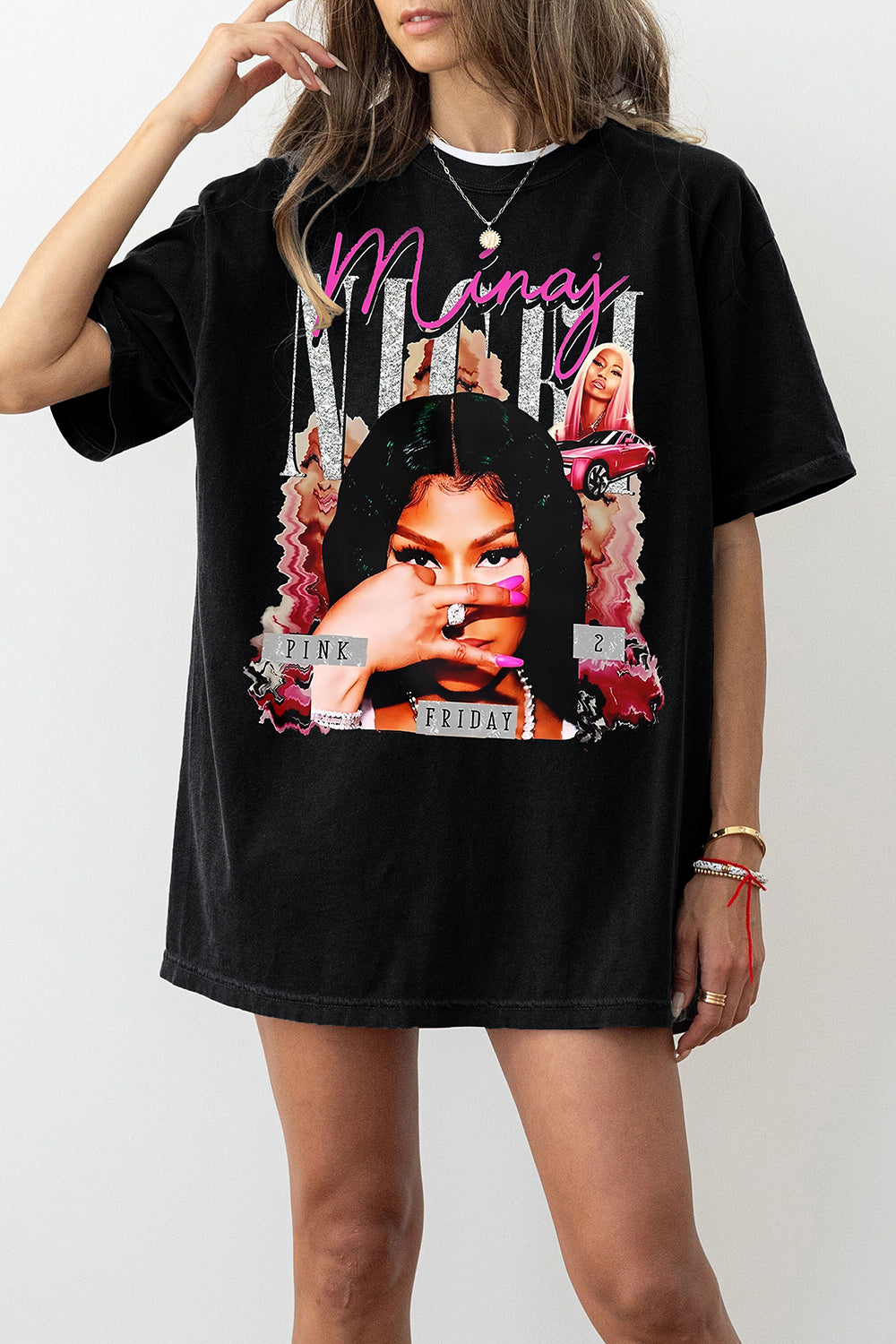 Vintage Nicki Minaj Tour 2024 Tee For Women