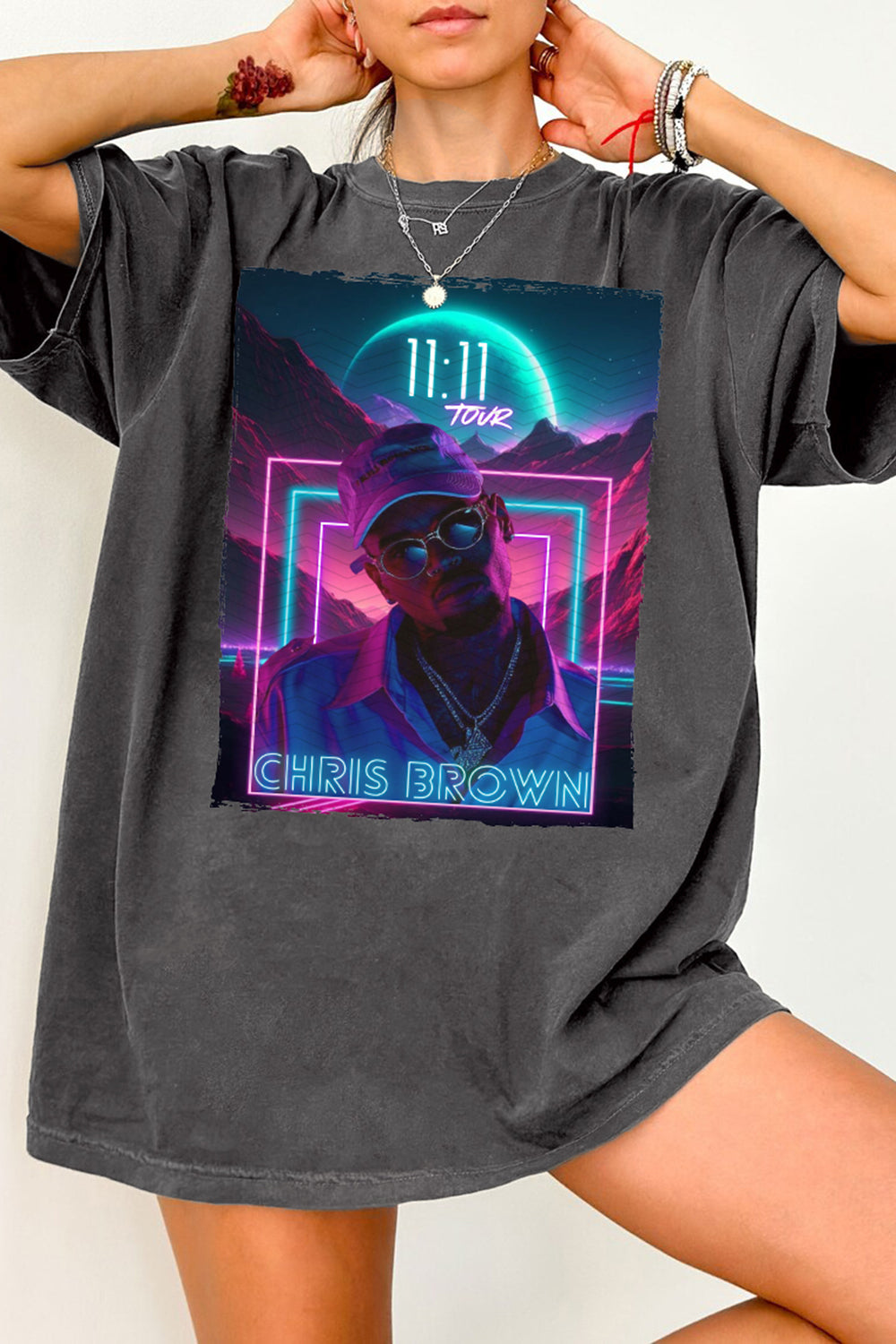 CB 11:11 Tour Graphic Chris BZ Tee For Women