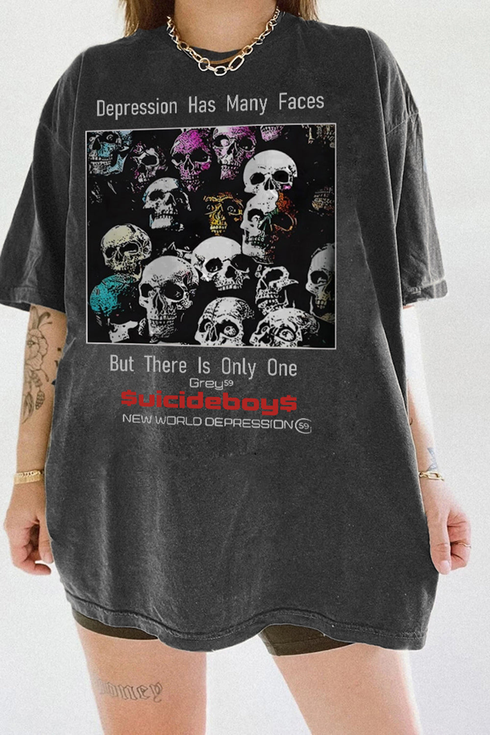New World Depression SB Greyday Vintage Tee For Women