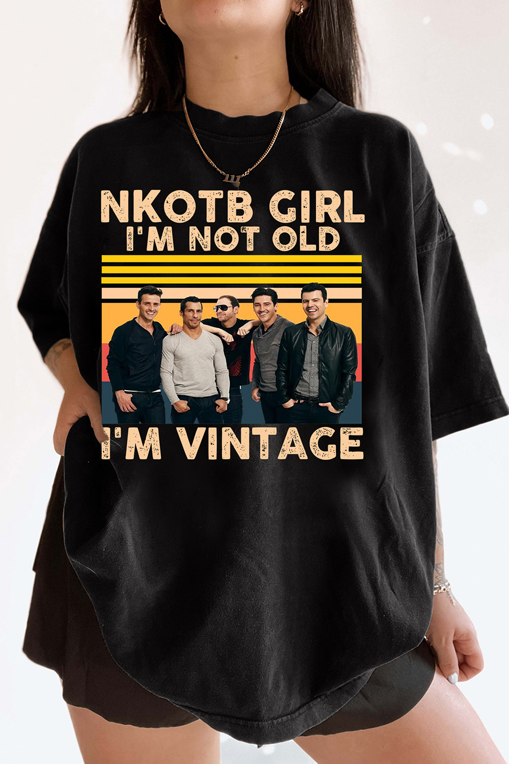 NKOTB Vintage New Kids On The Block Tee For Women
