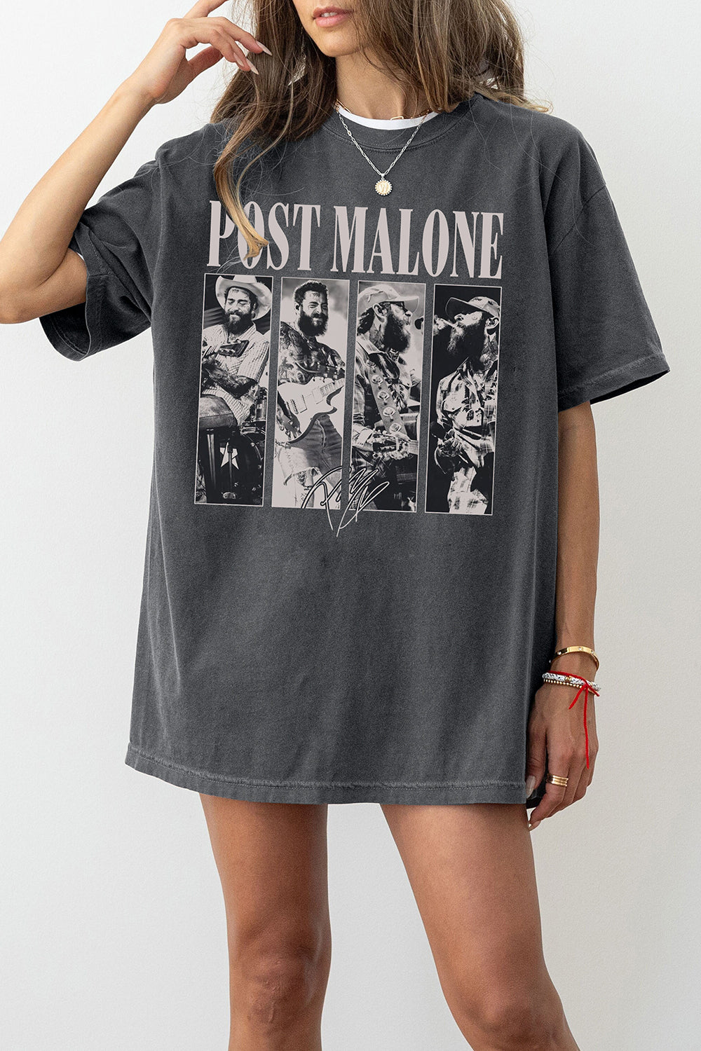 Vintage Post Malone Music The Album Graphic Tee For Women