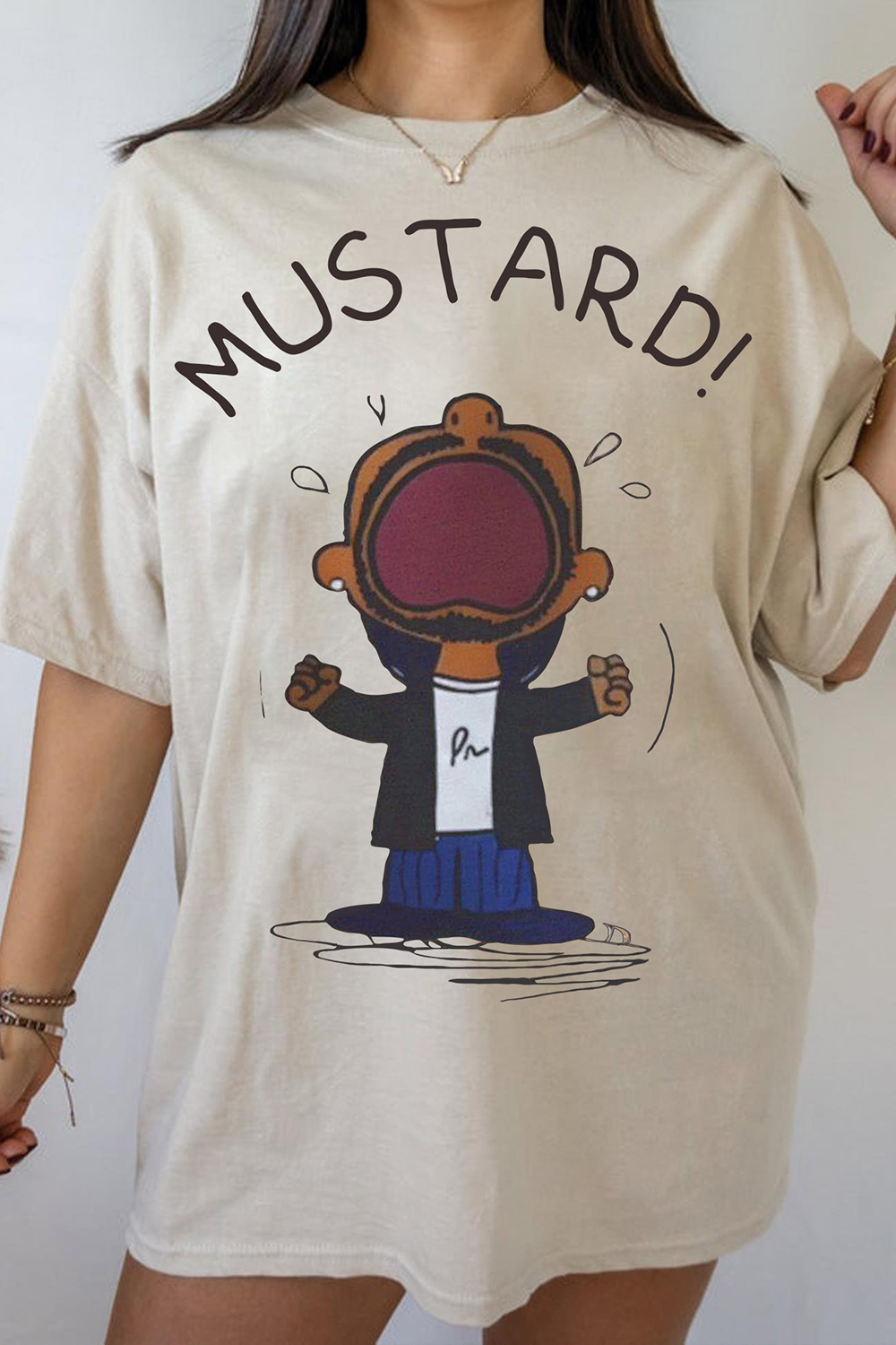 Kendrick Lamar MUSTARD Meme GNX Album Tee For Women