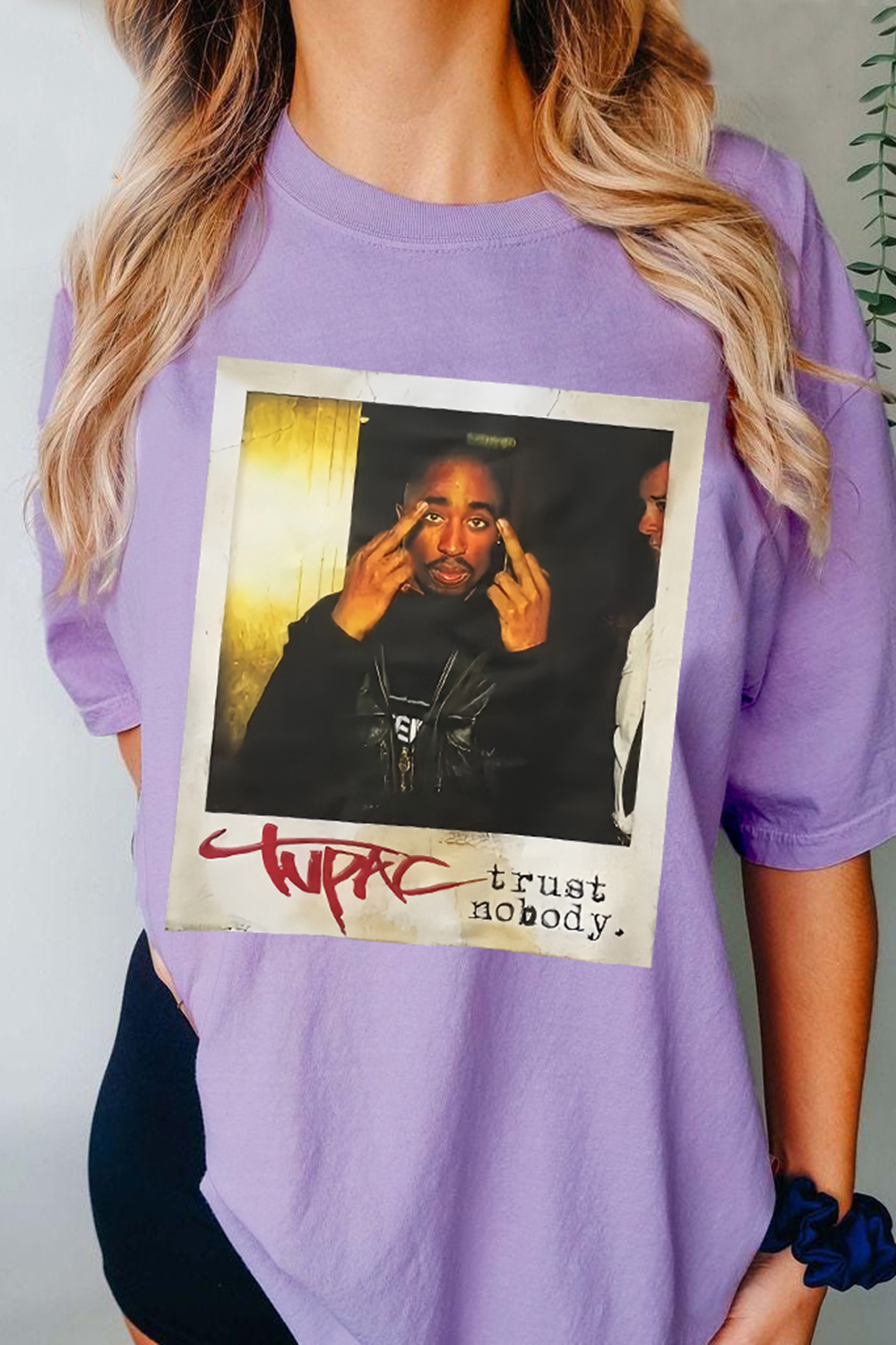 Rapper Tupac Graphic Tee For Women