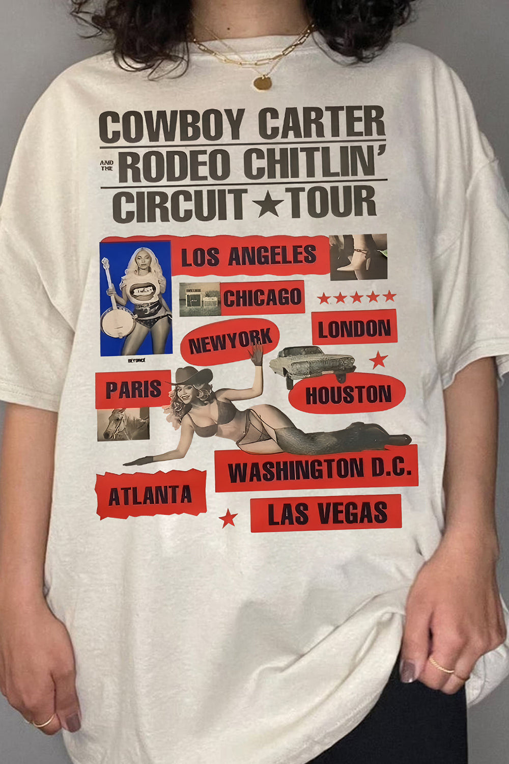 Beyoncé Concert Cowboy Carter Tee For Women